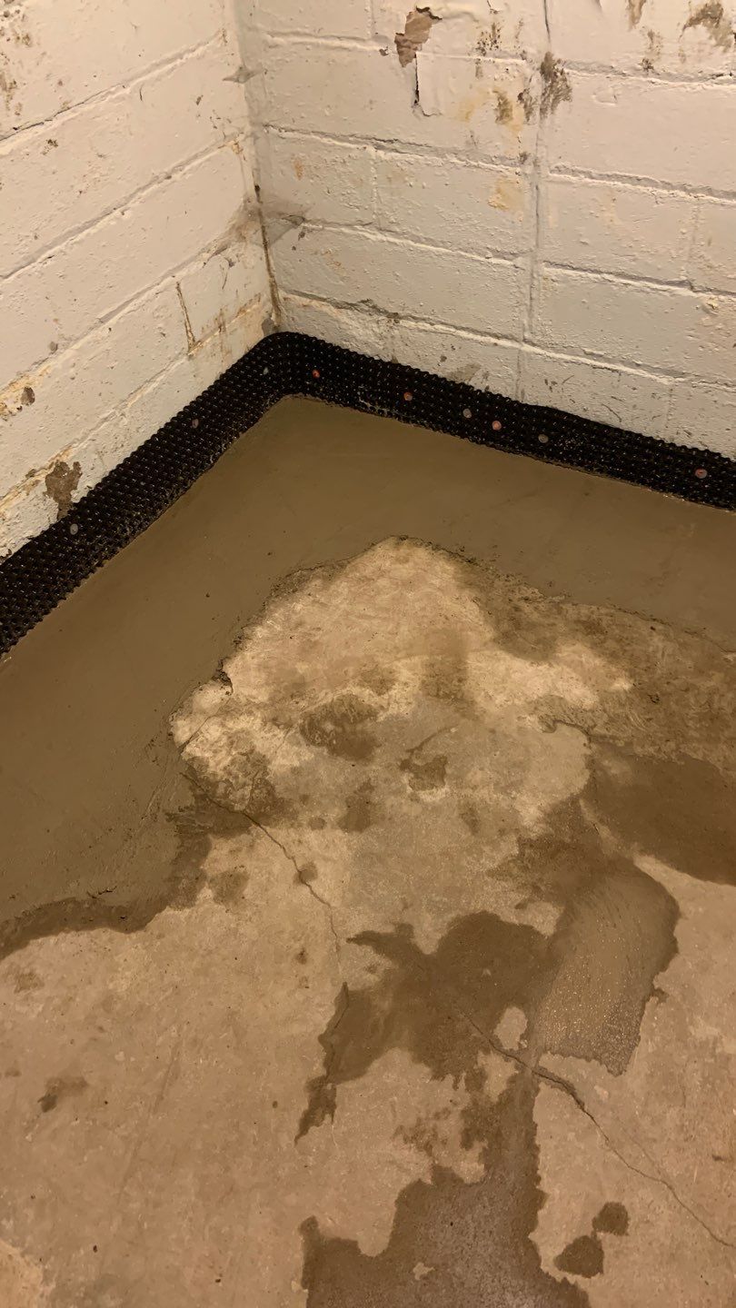 Interior Drain Tile - South MPLS by Waterproofing Northeast