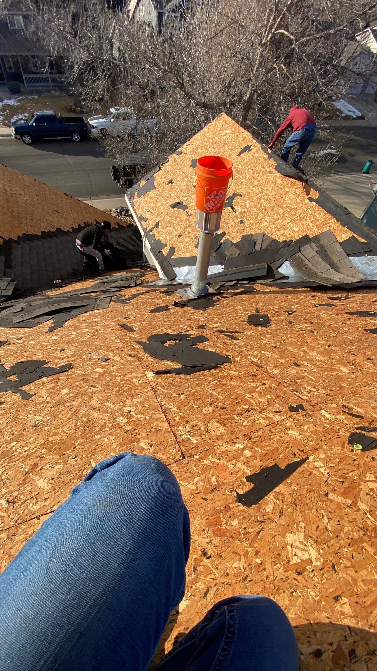 Resdiental Hail Damage Roof Replacement using Certainteed Northgate by Black Belt Roofing