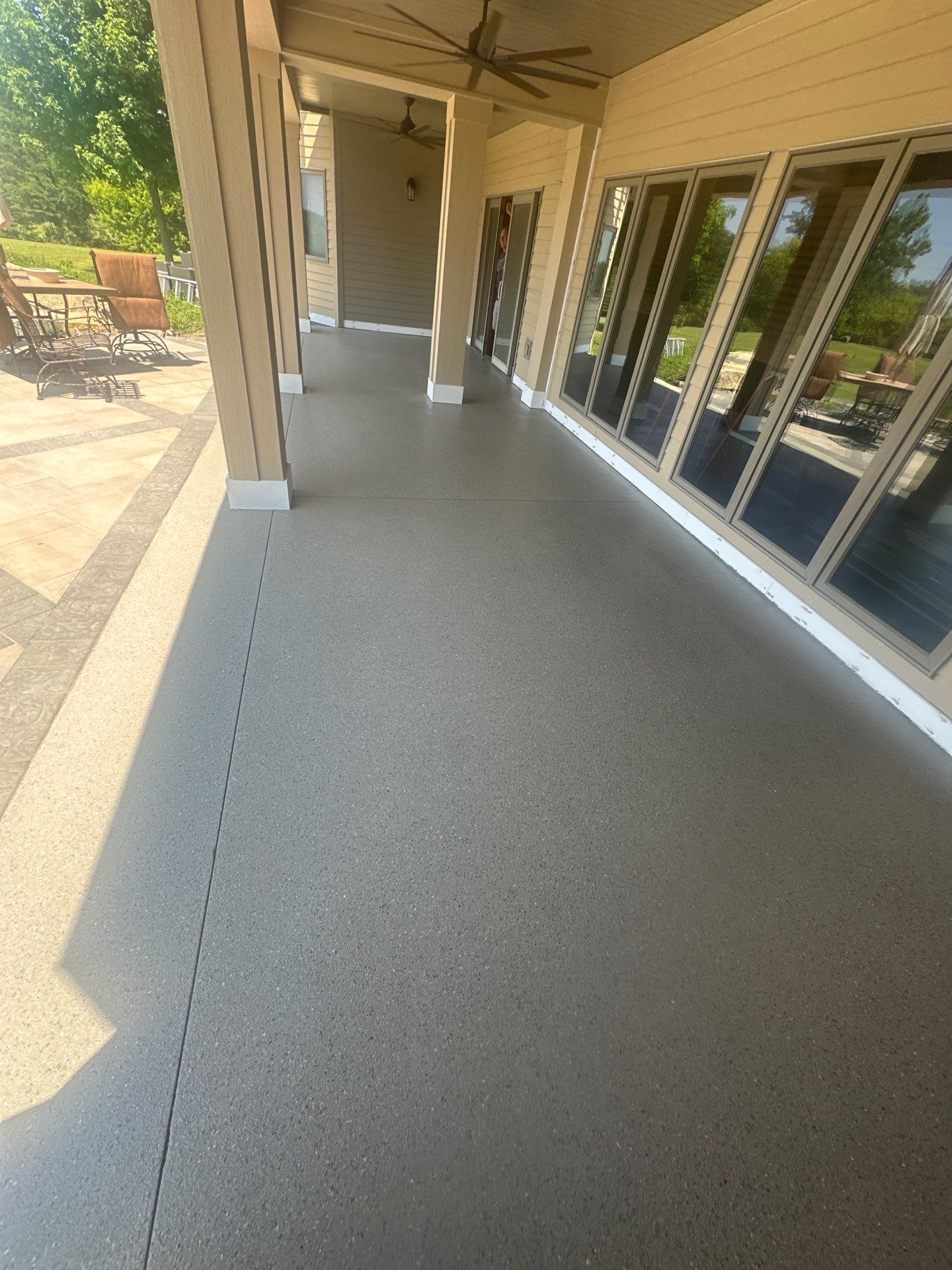 Protected and Beautiful Ames Patio! by Revival Concrete Coatings, LLC
