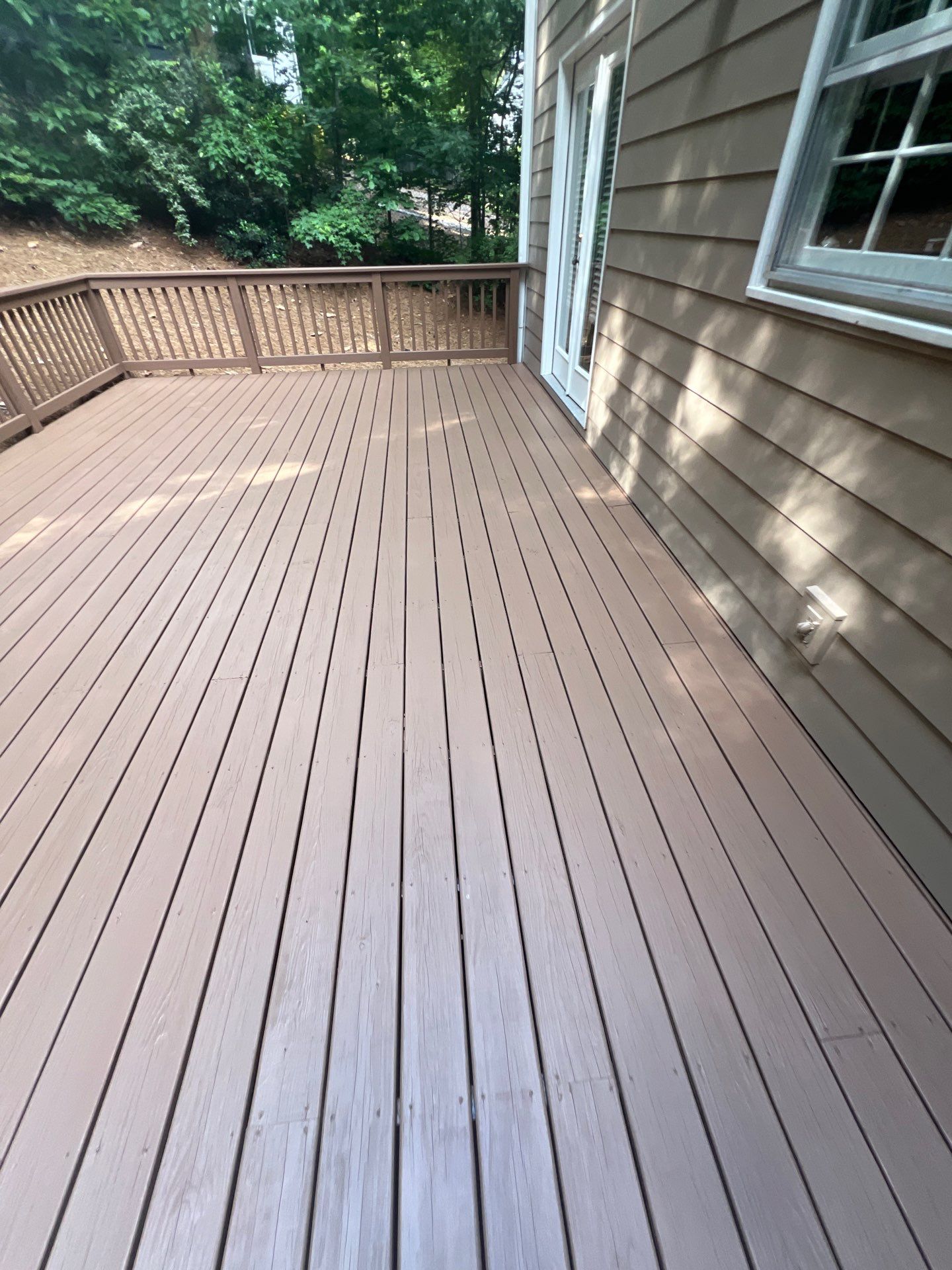 James Hardie Siding Installation, Rotten Wood Replacement, Porch Repairs, and Deck Resurfacing in Smyrna, GA by Nelson Exteriors 