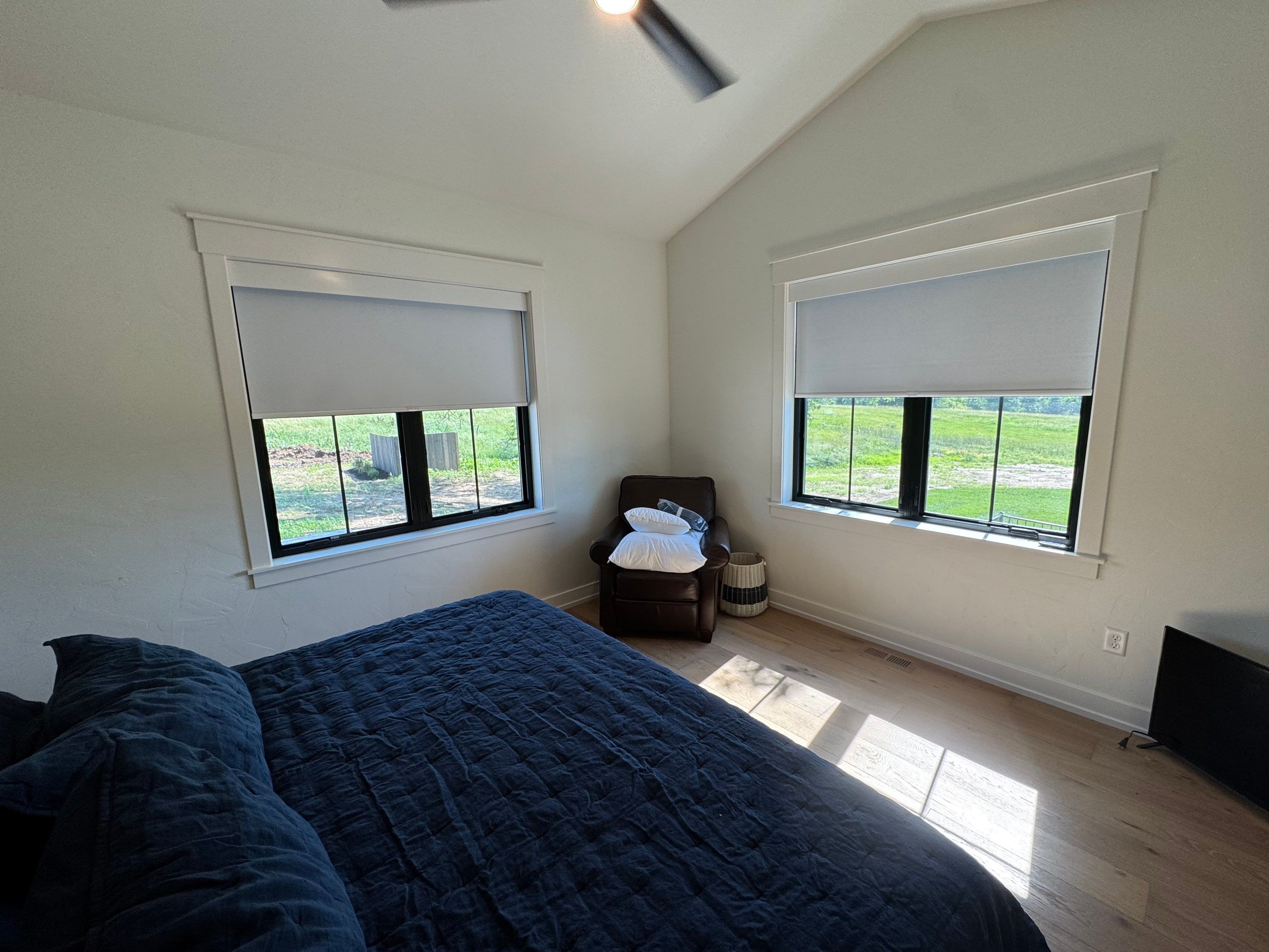 Roller Shade Installation in Country Home  by tracy.hickman@budgetblinds.com