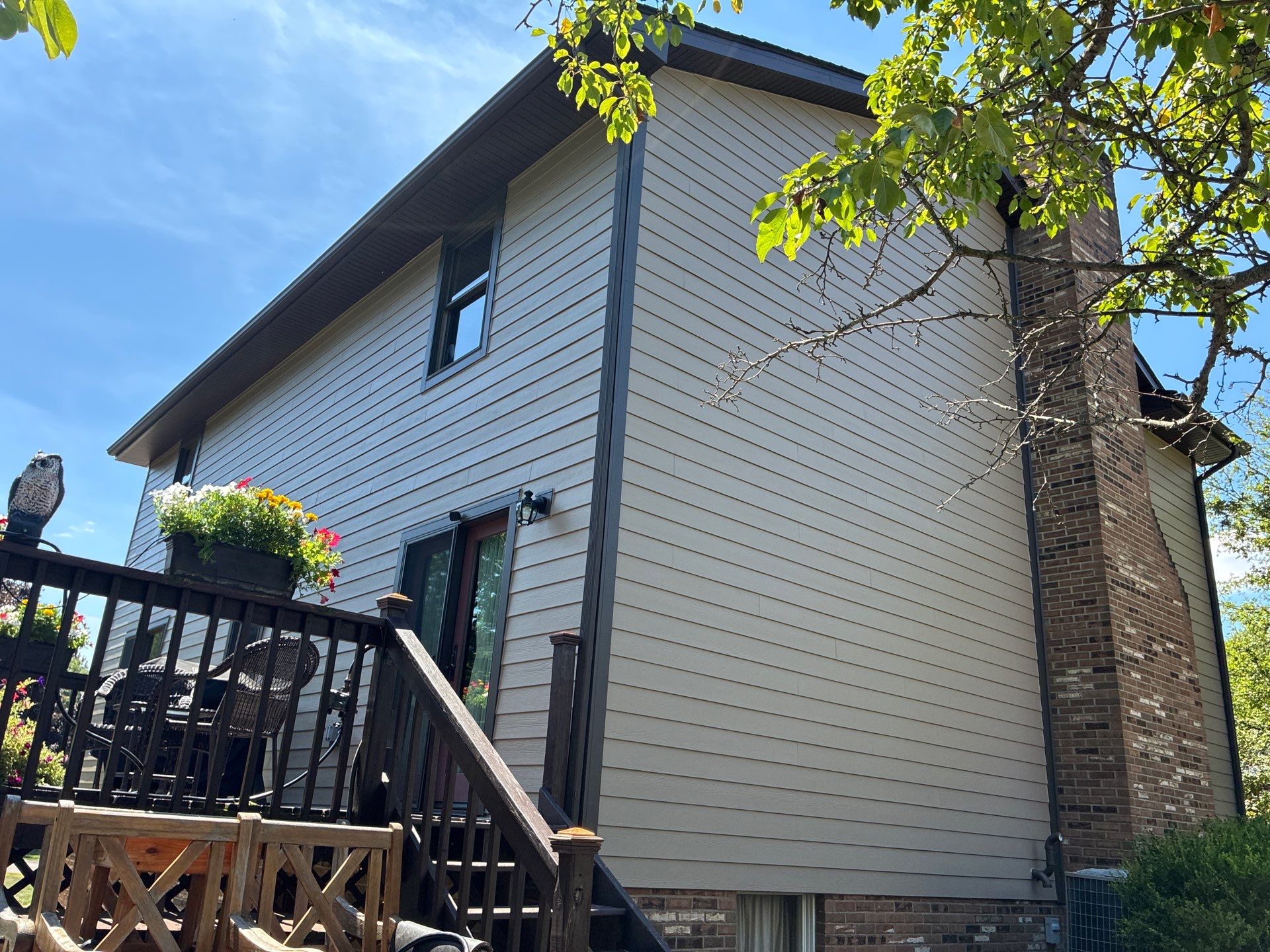 Full House James Hardie Lap Siding and Trim Renovation With Modern Dark Trim In Wexford / Mars PA by Ideal Siding Pittsburgh