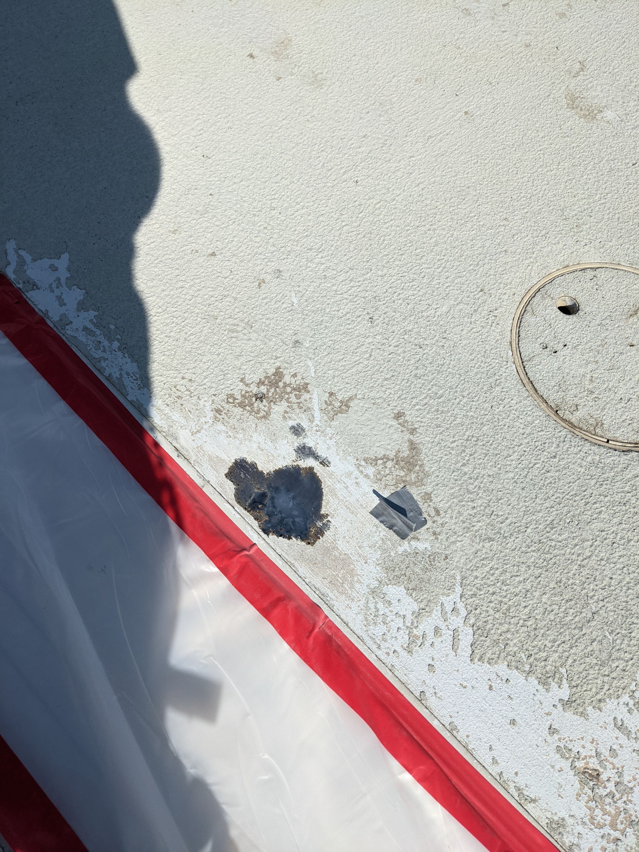 Pool Deck Transformation using Slate Stone by Croc Coatings, LLC