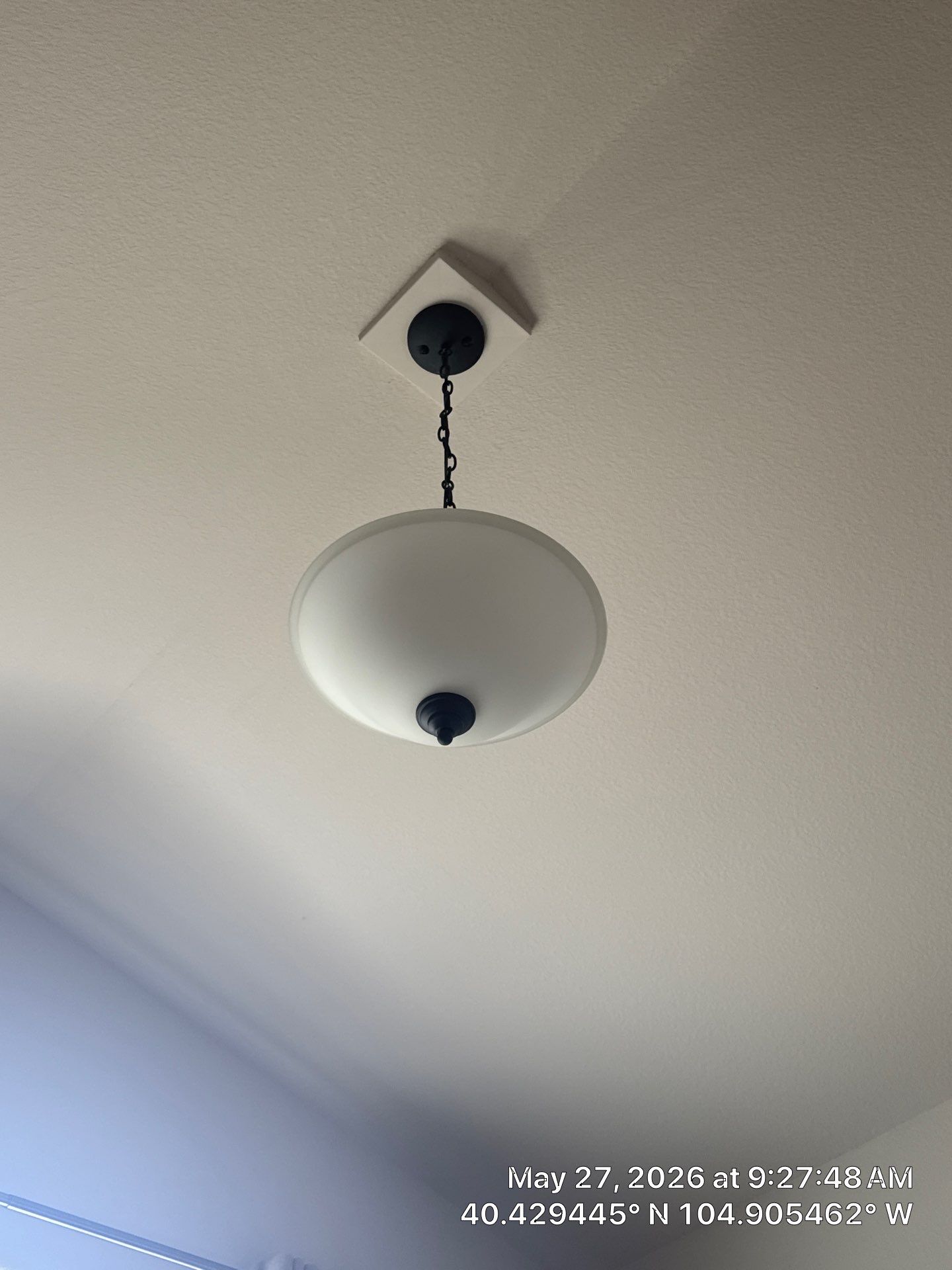Interior French Door Installation and Pendant Lighting in Windsor by CompanyCam Sales Demo