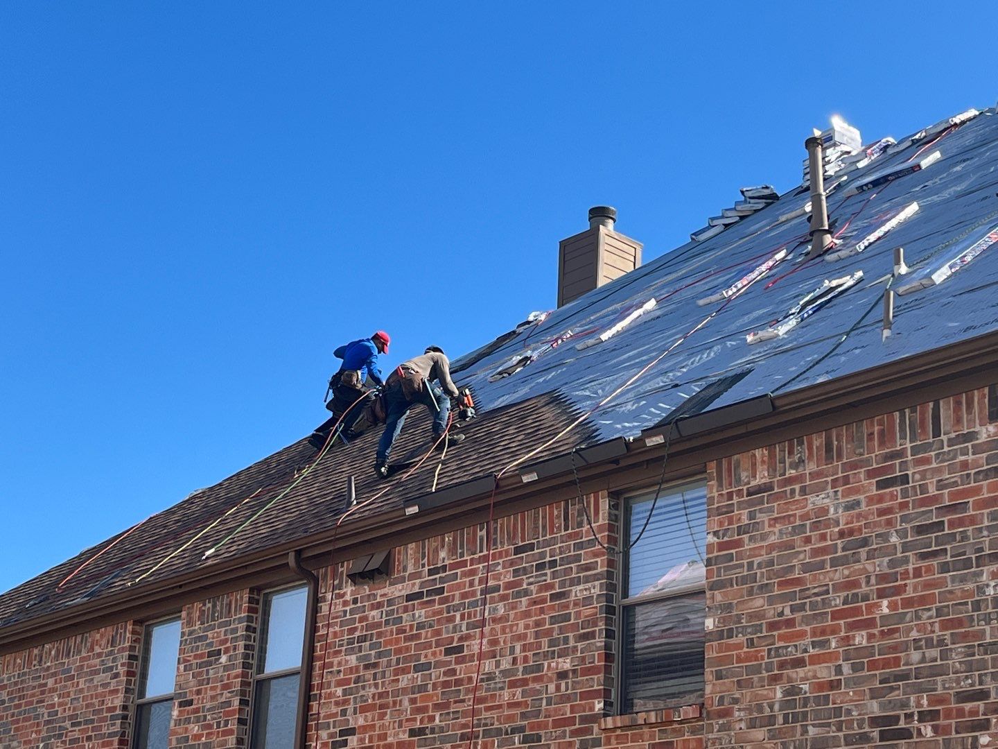 Storm Roof Damage Replacement in Frisco by First United Roofing & Construction