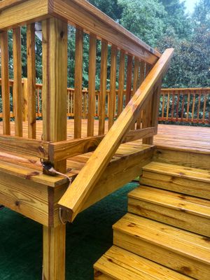 Wood Deck using Wood Sealant