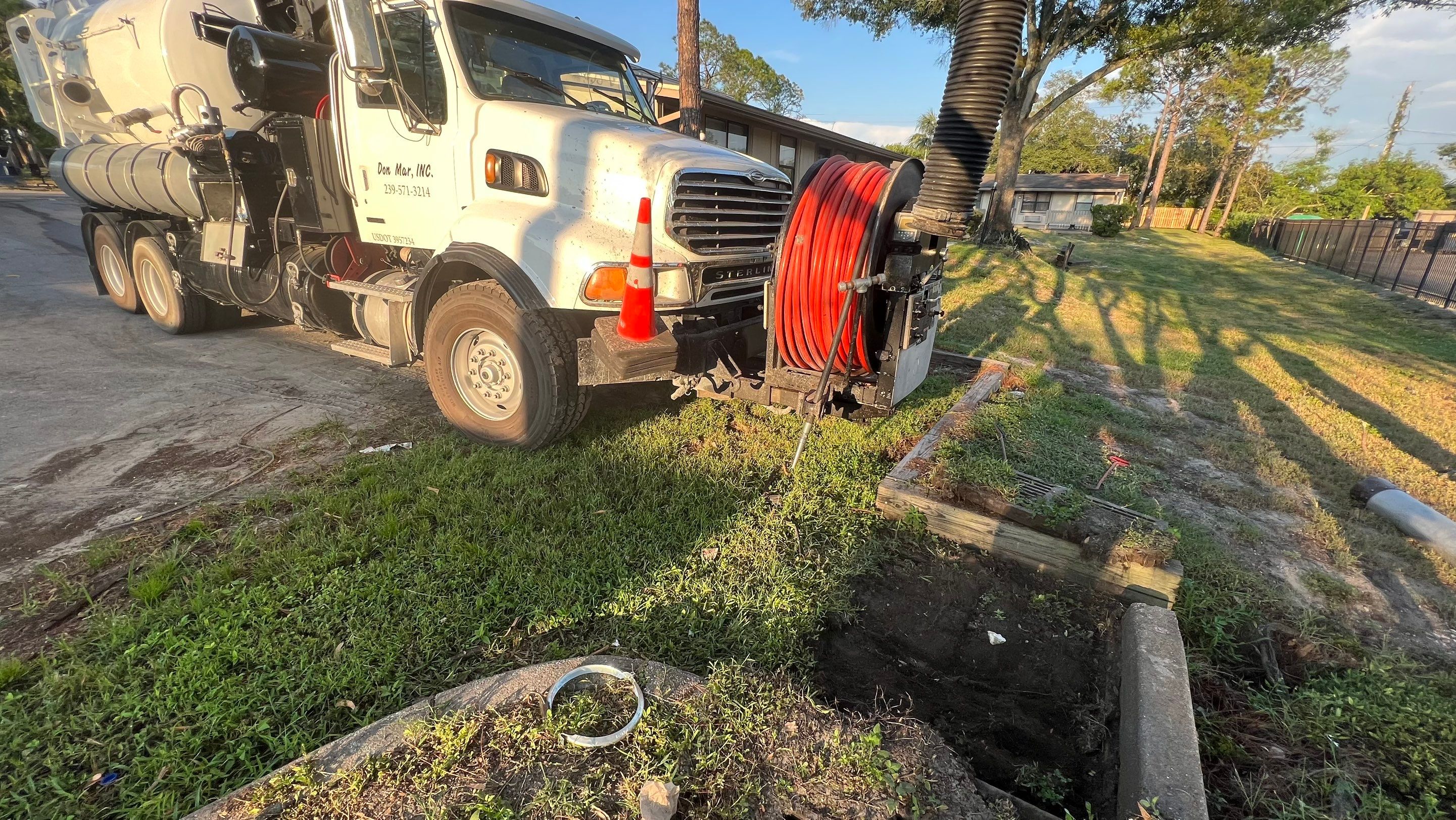 Apartment Complex Storm Water System Cleaning and Maintenance by Don Mar, Inc. Storm Water Solutions