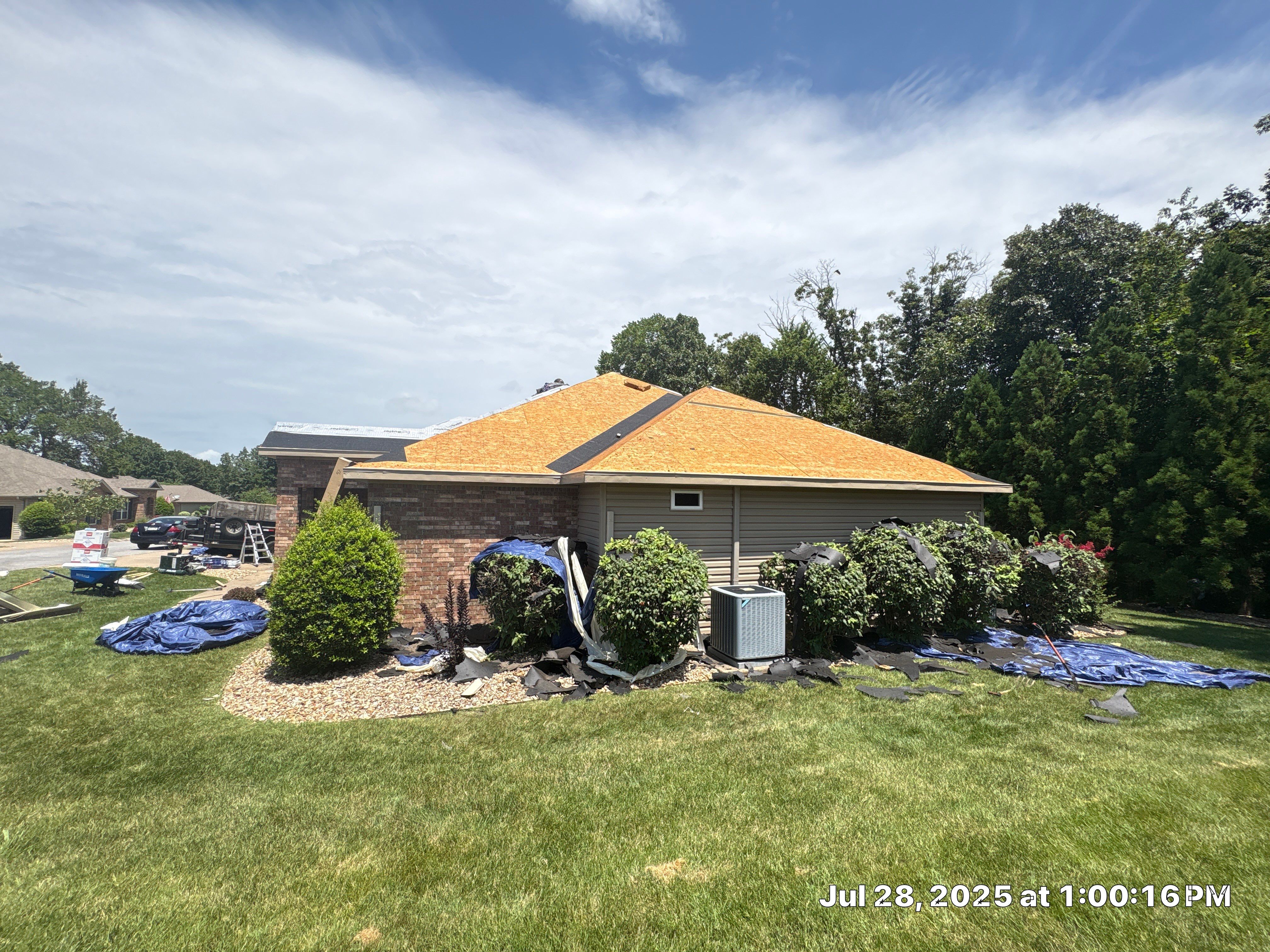 Residential Roofing Project in Bella Vista, AR by Ozark Mountain Roofing