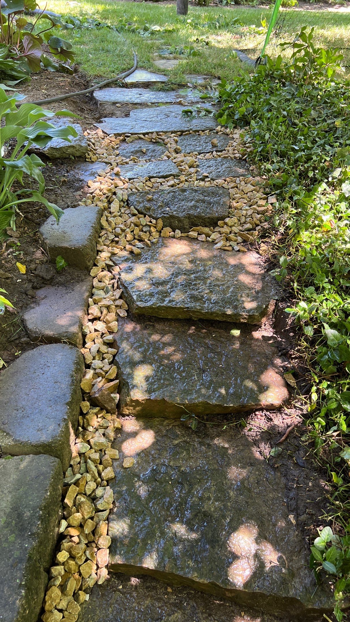 Spring Clean Up with additional Gravel Worl & Plant Installation by Reisenberg’s Lawn & Landscape, LLC