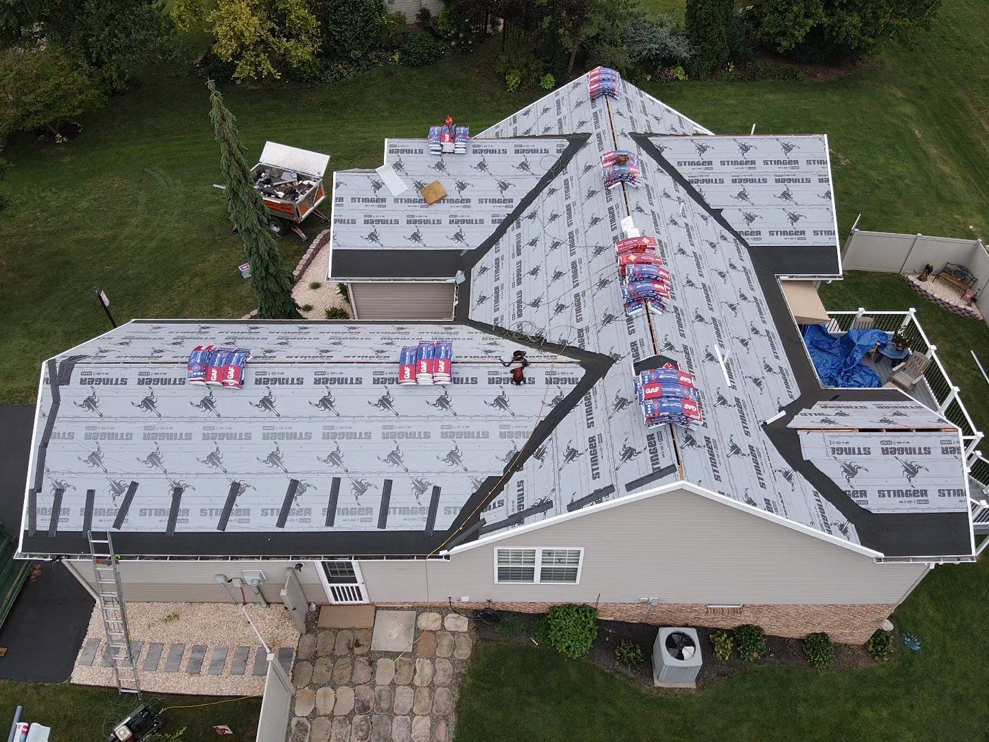 GAF Timberline HDZ Architectural Shingle Roof Replacement in Chambersburg by Teflon Roofing
