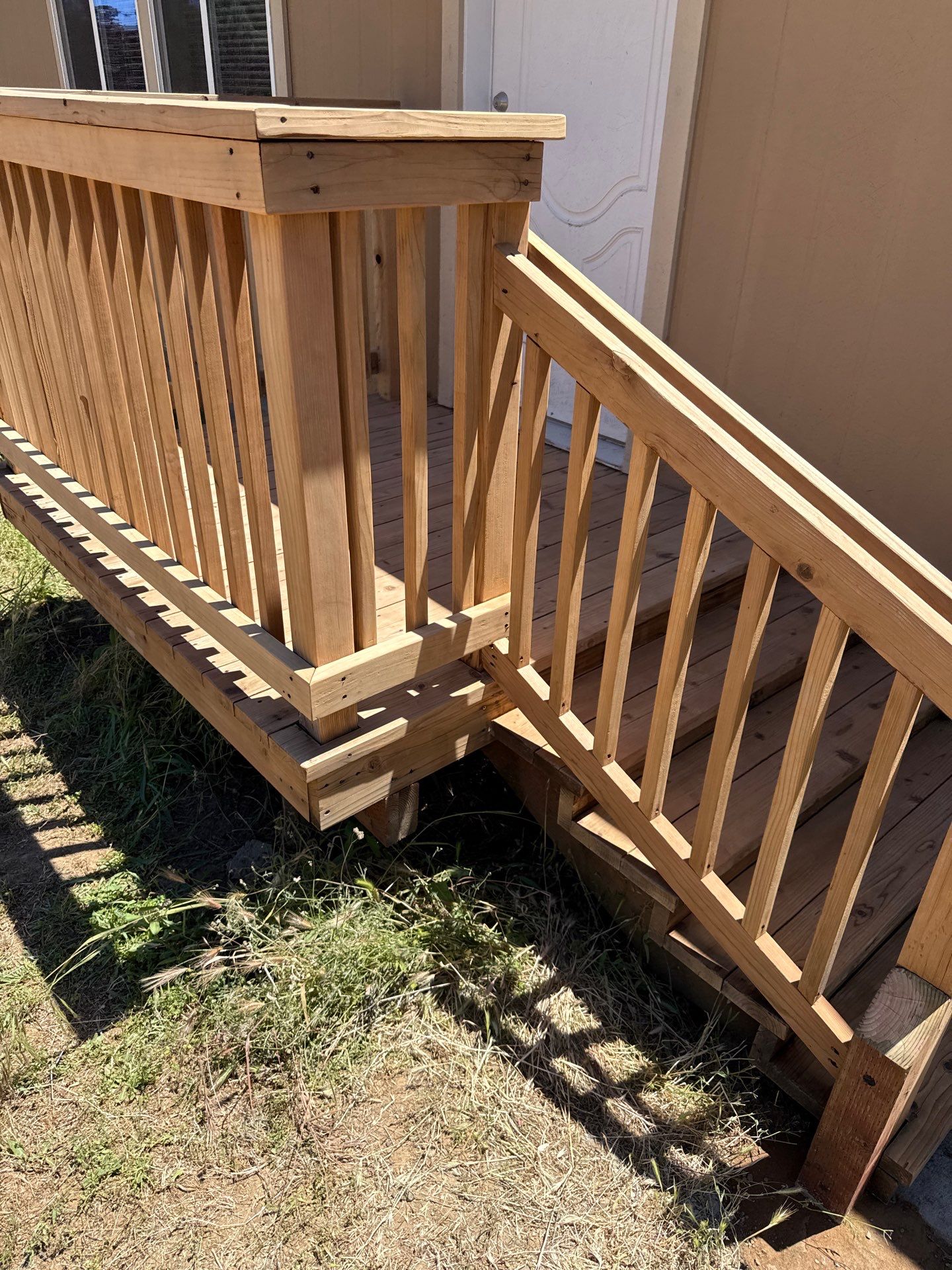 New Shade Cover for existing Porch by JRS Construction