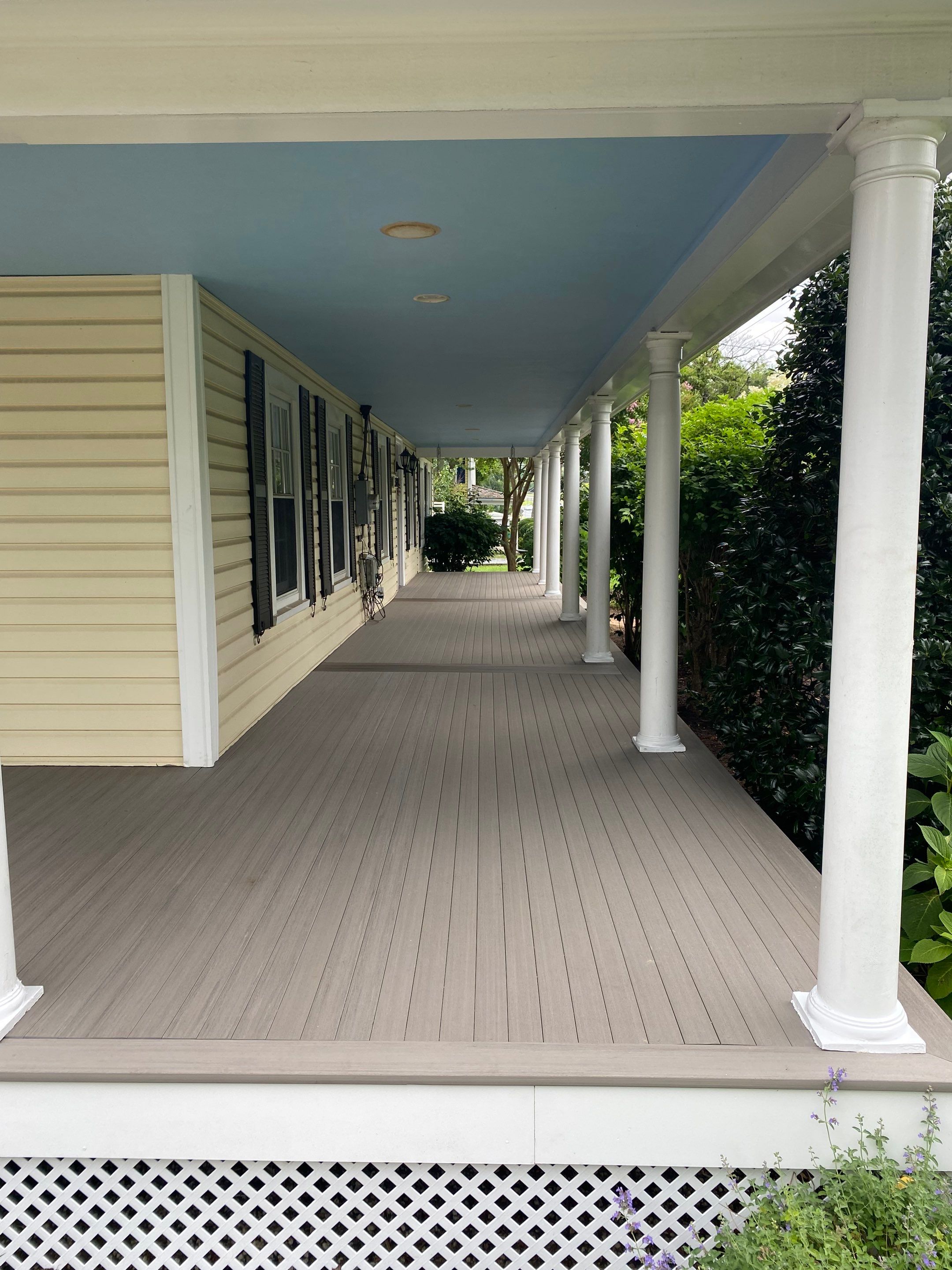 Front Porch Transformation using Timbertech Decking by The Smet Companies, LLC
