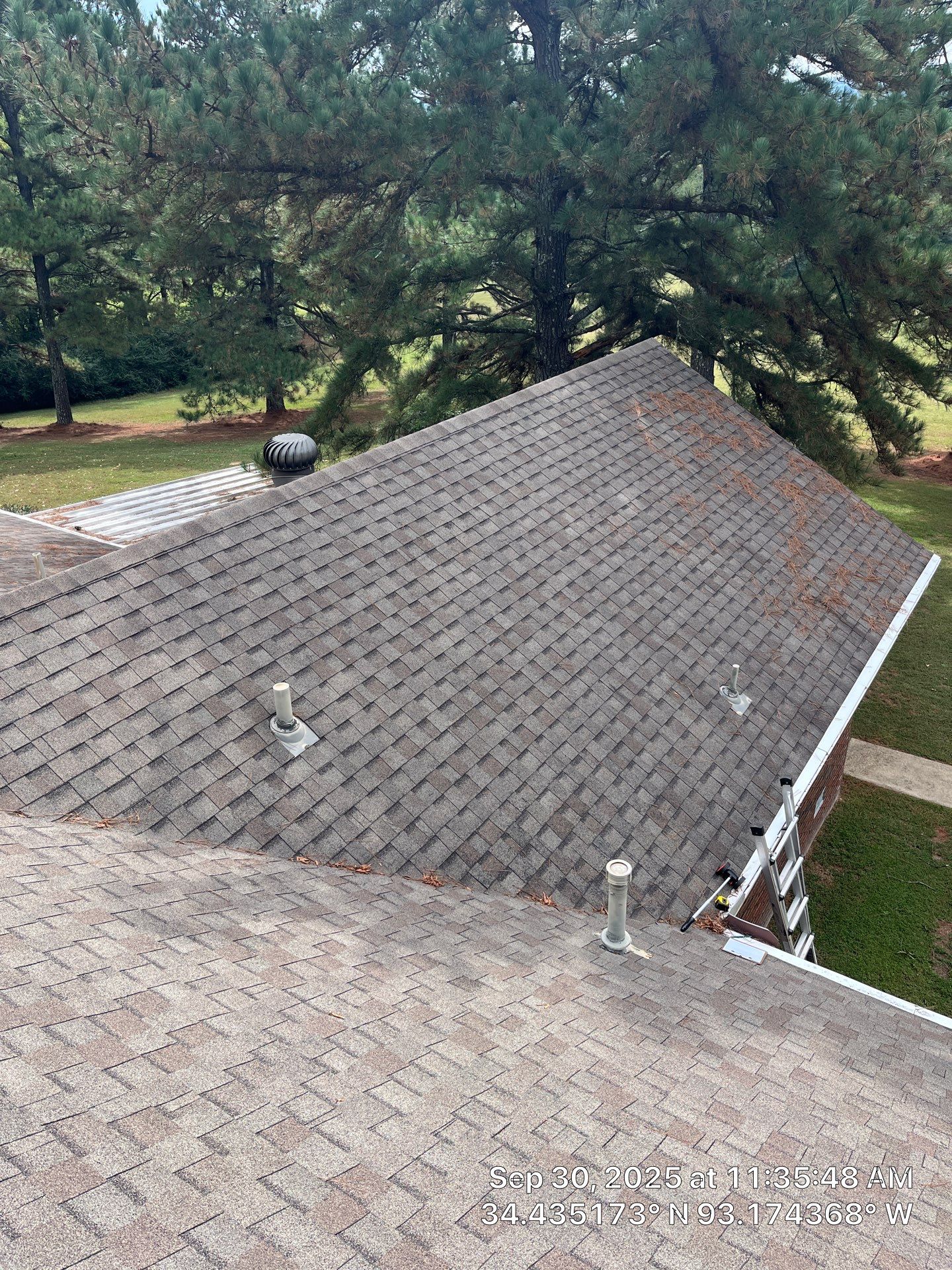 Full Residential Roof Replacement with GAF Timberline HDZ Shingles in Hot Springs by Temple Roofing and Exteriors