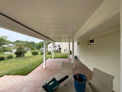 Deck Repair using Rain Drop Gutter covers