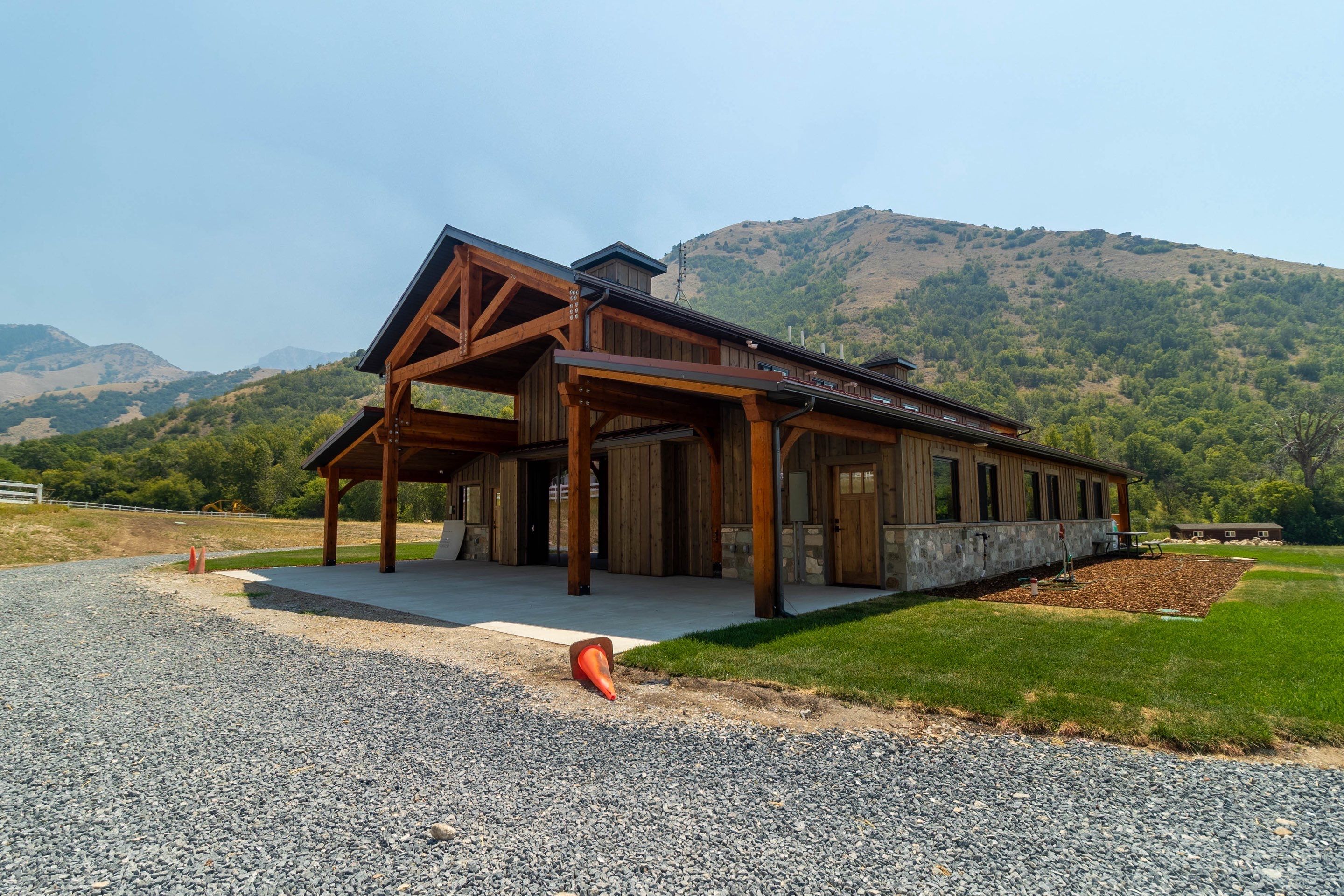 Wood Barn - Exterior by Garner Construction