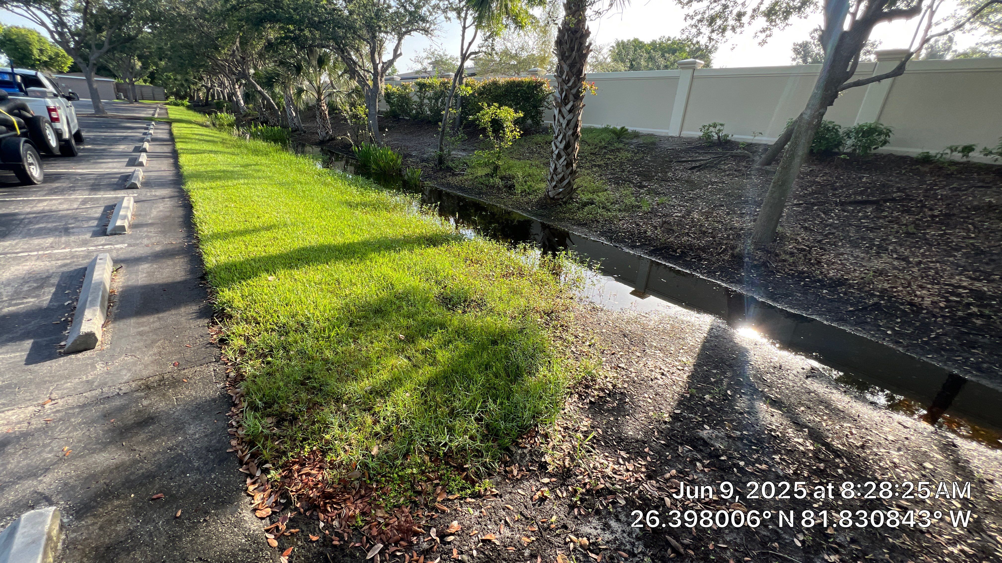 Pelican Landing Beach Parking Lot Stormwater System Maintenance by Don Mar, Inc. Storm Water Solutions