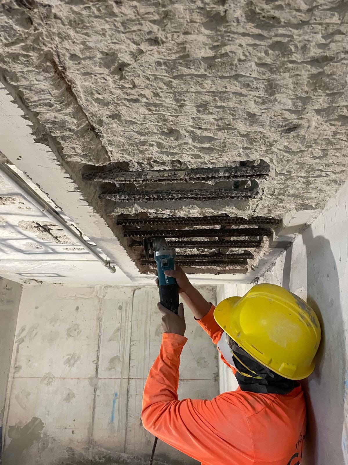 Concrete Restoration using SIKA by The Goat Contractor ( Giampri Corp)