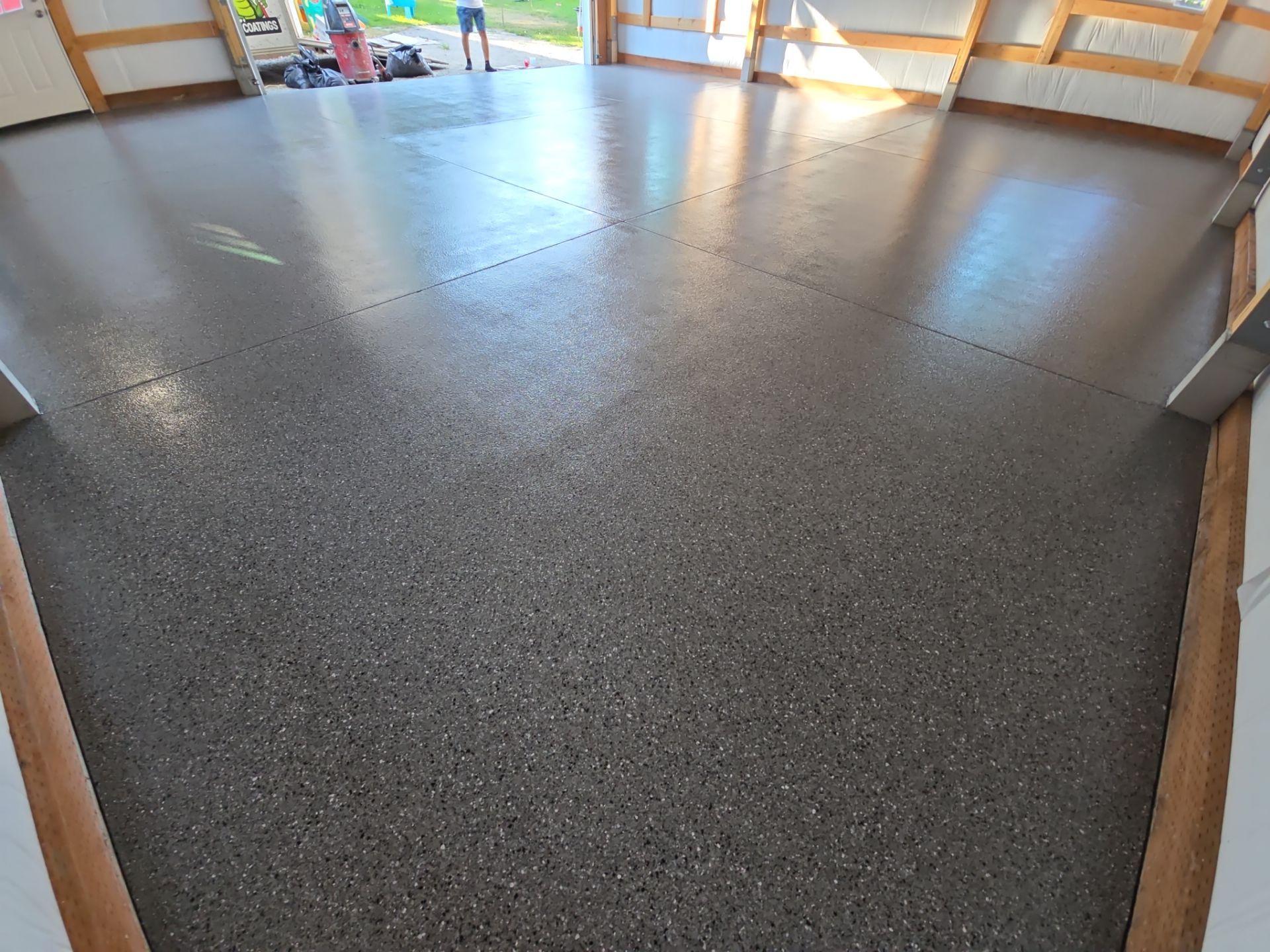 Shop Transformation using Slate Hybrid by Croc Coatings, LLC