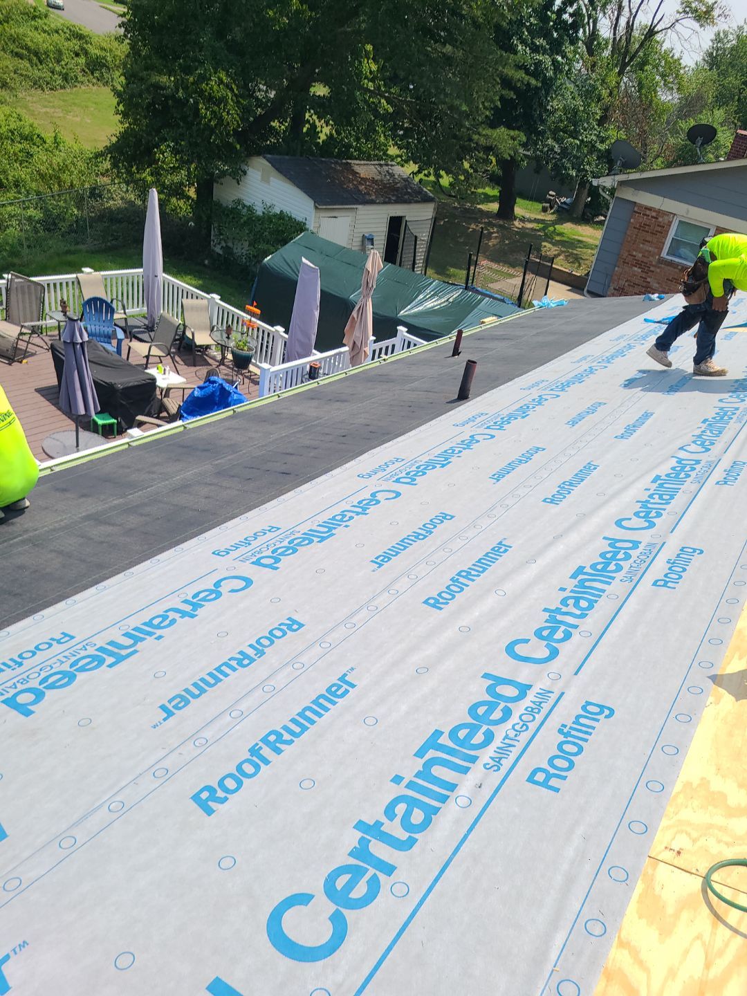 Woodbridge: Roof Replacement with CertainTeed Landmark Pro Designer Shingles in Max Def Colonial Slate by RM Banning, Inc.