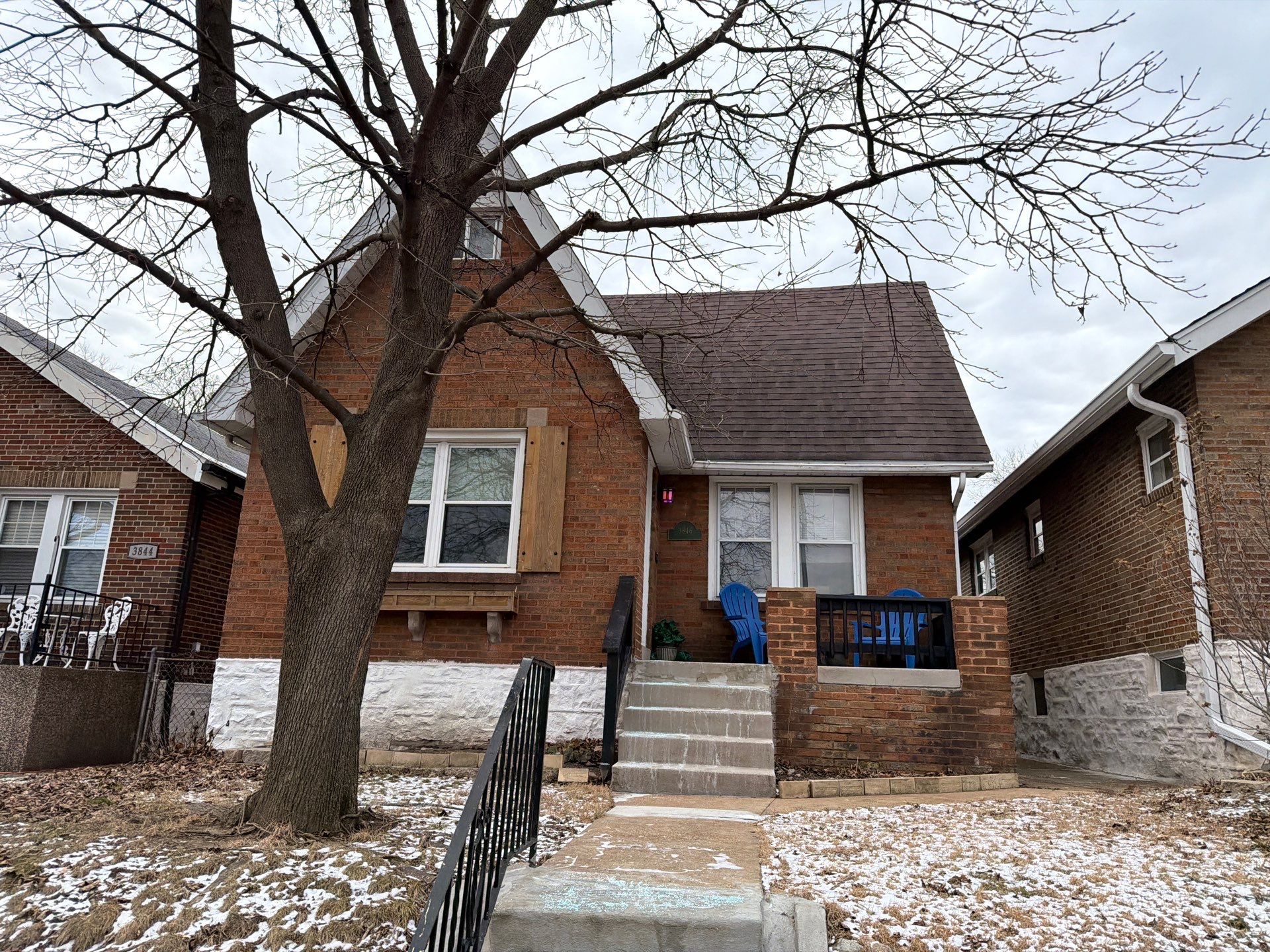 Holly Hills Storm Restoration: Soffit Repair & 6" Gutter Upgrade (South St. Louis) by Acute Roofing And Exteriors