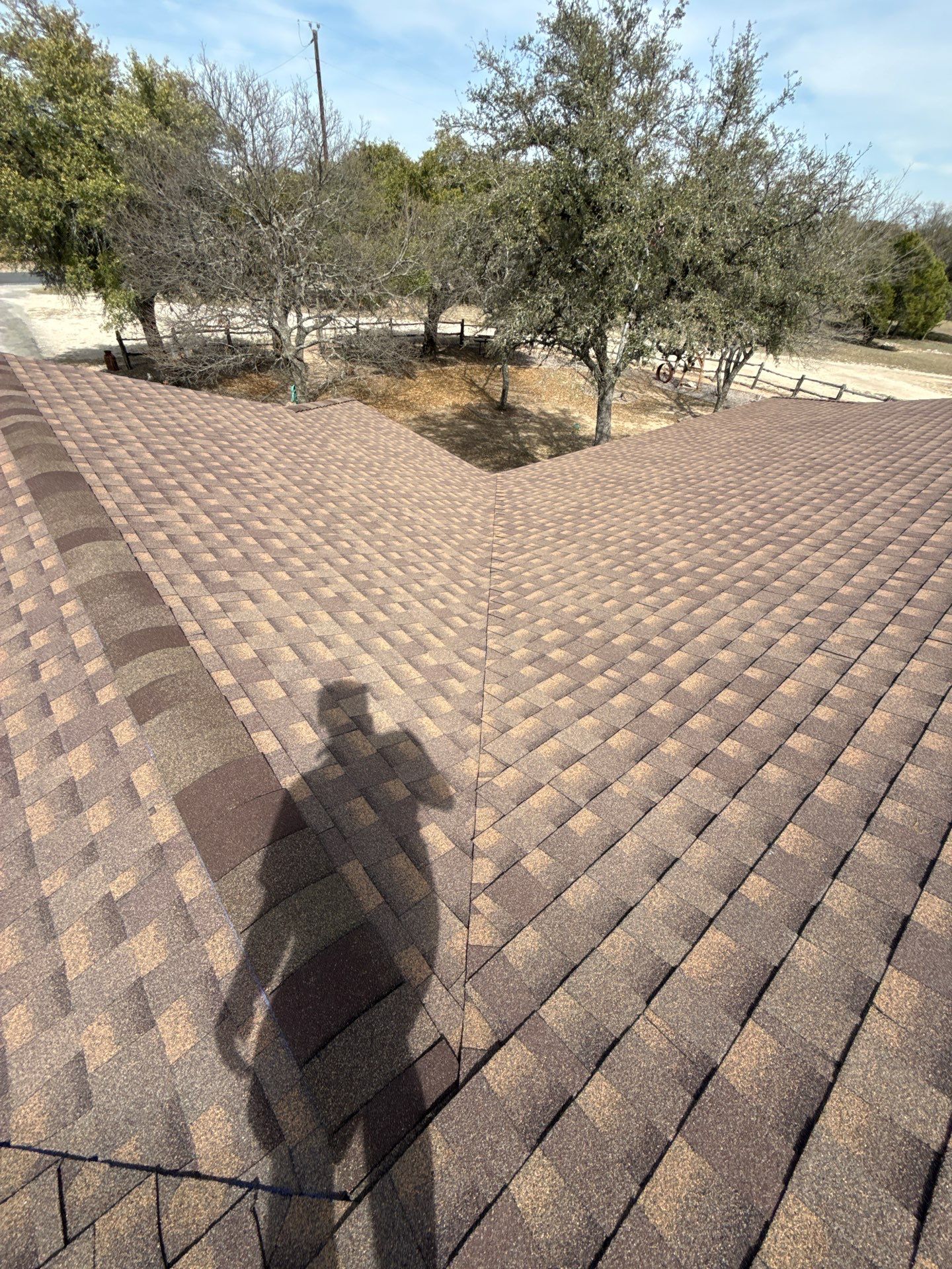 Residential Roof Replacement using GAF - HDZ - Barkwood by Action Exteriors Austin