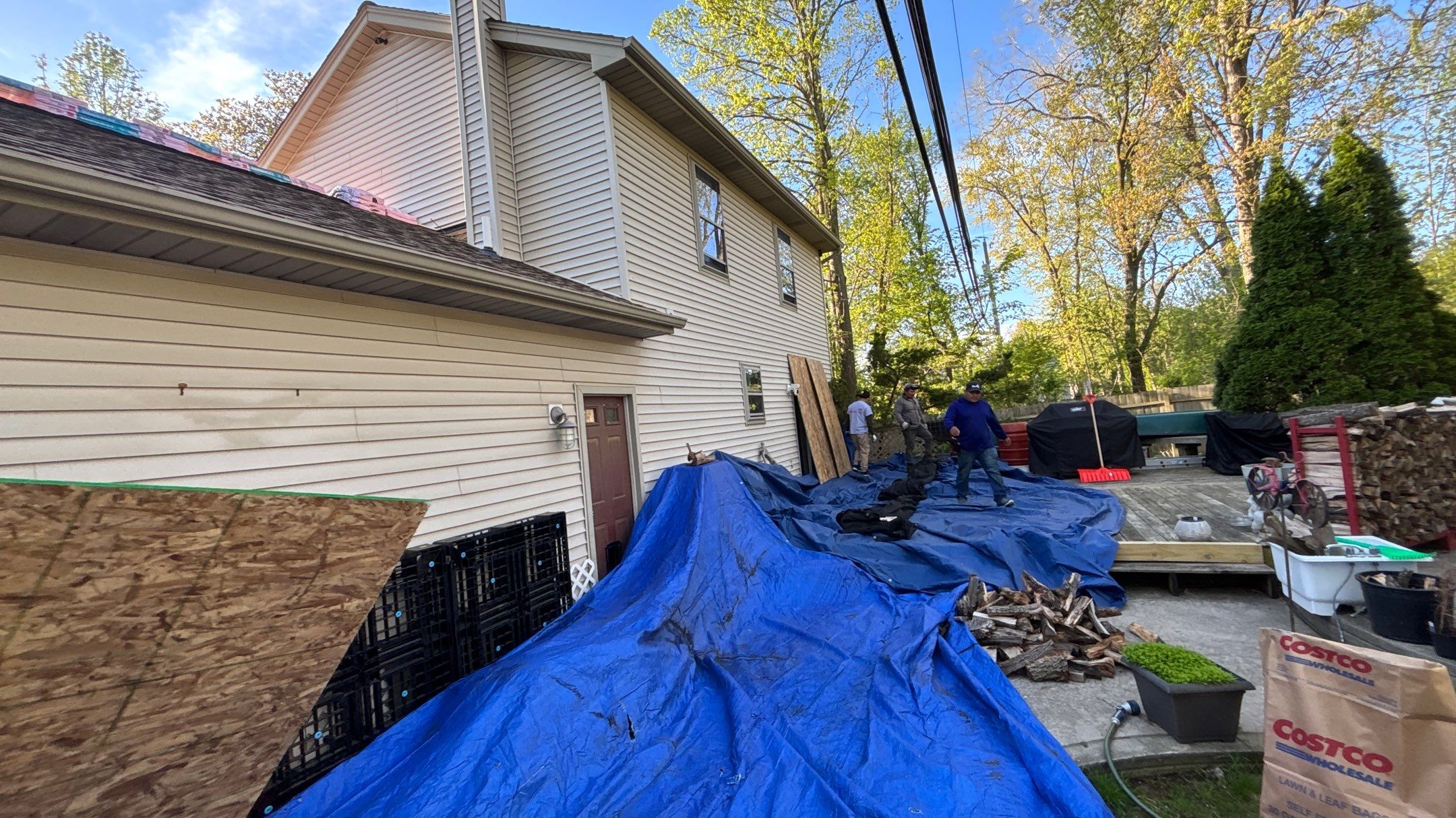 Roof Replacement using Owens Corning Sand Dune by 180 Contractors
