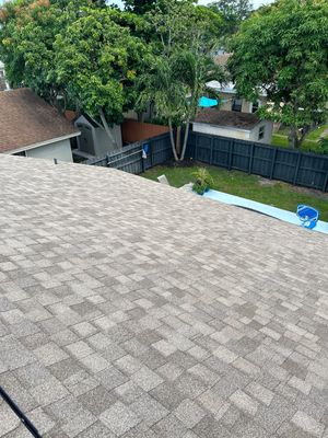 Shingle Roof Replacement for Residential Home in Boca Raton