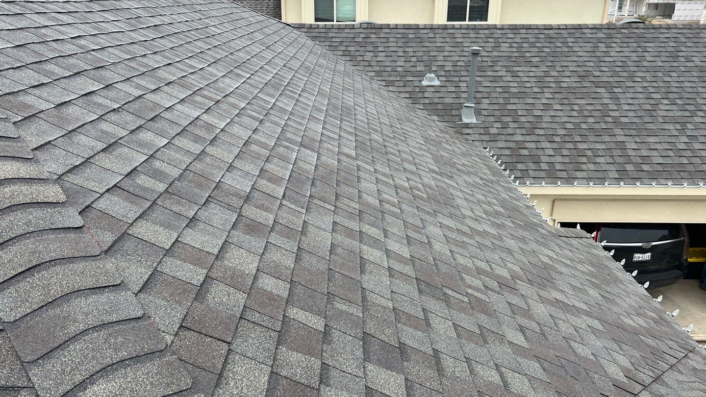 Hail claim roof replacement by Oakwood Roofing and Construction, LLC