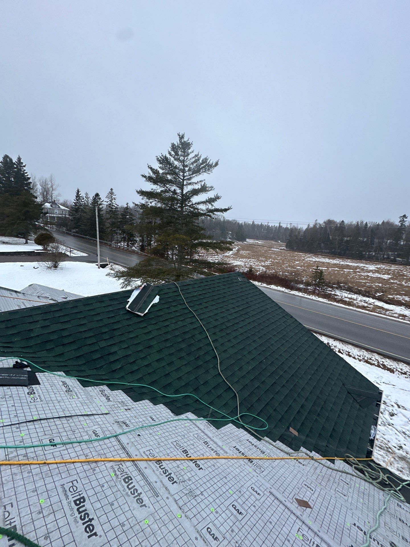 Residential Roofing Installation using GAF Timberline HDZ by Artisan Roofing & Home Improvements Inc.