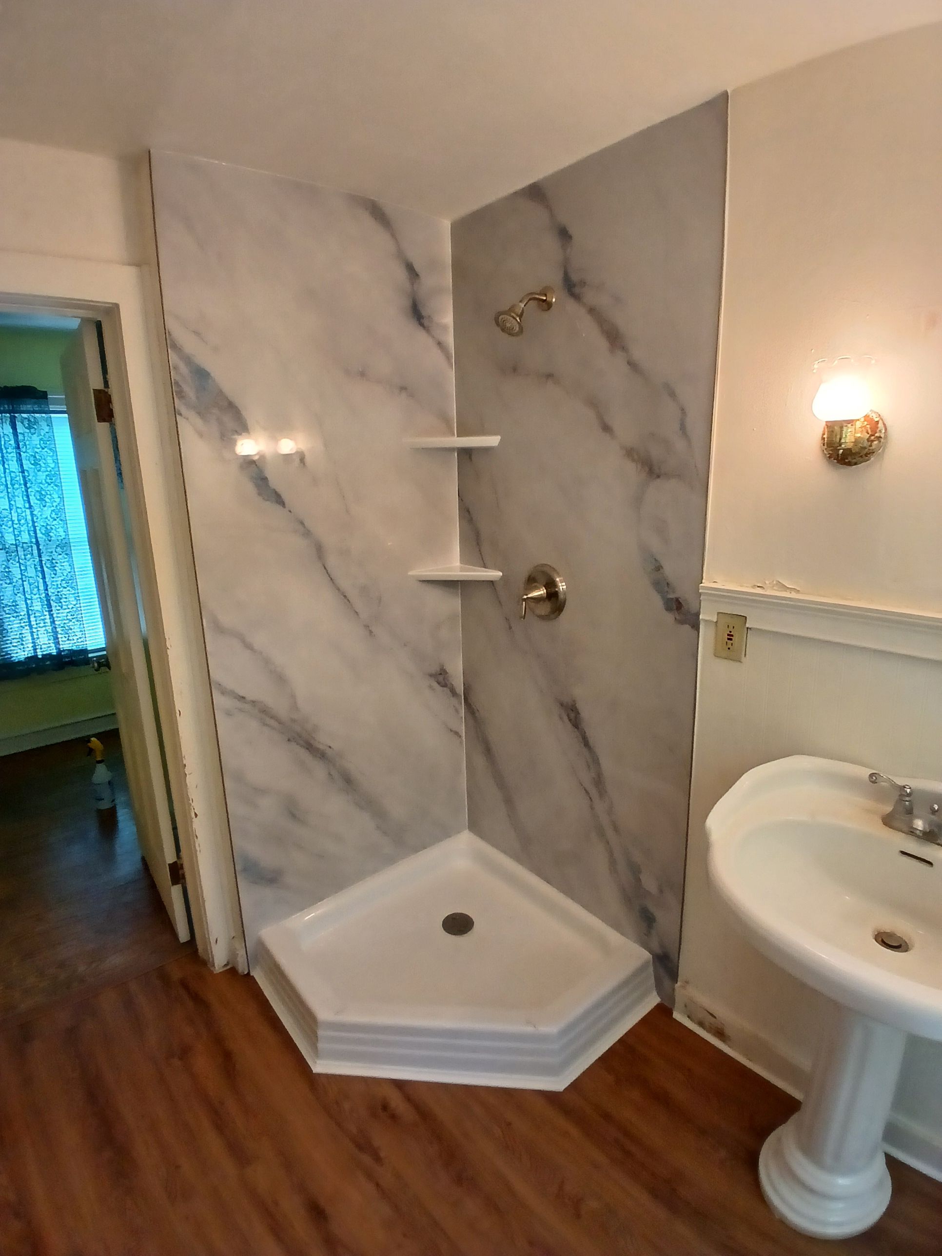 Shower and Flooring Upgrade in Dover by Gc Makeovers