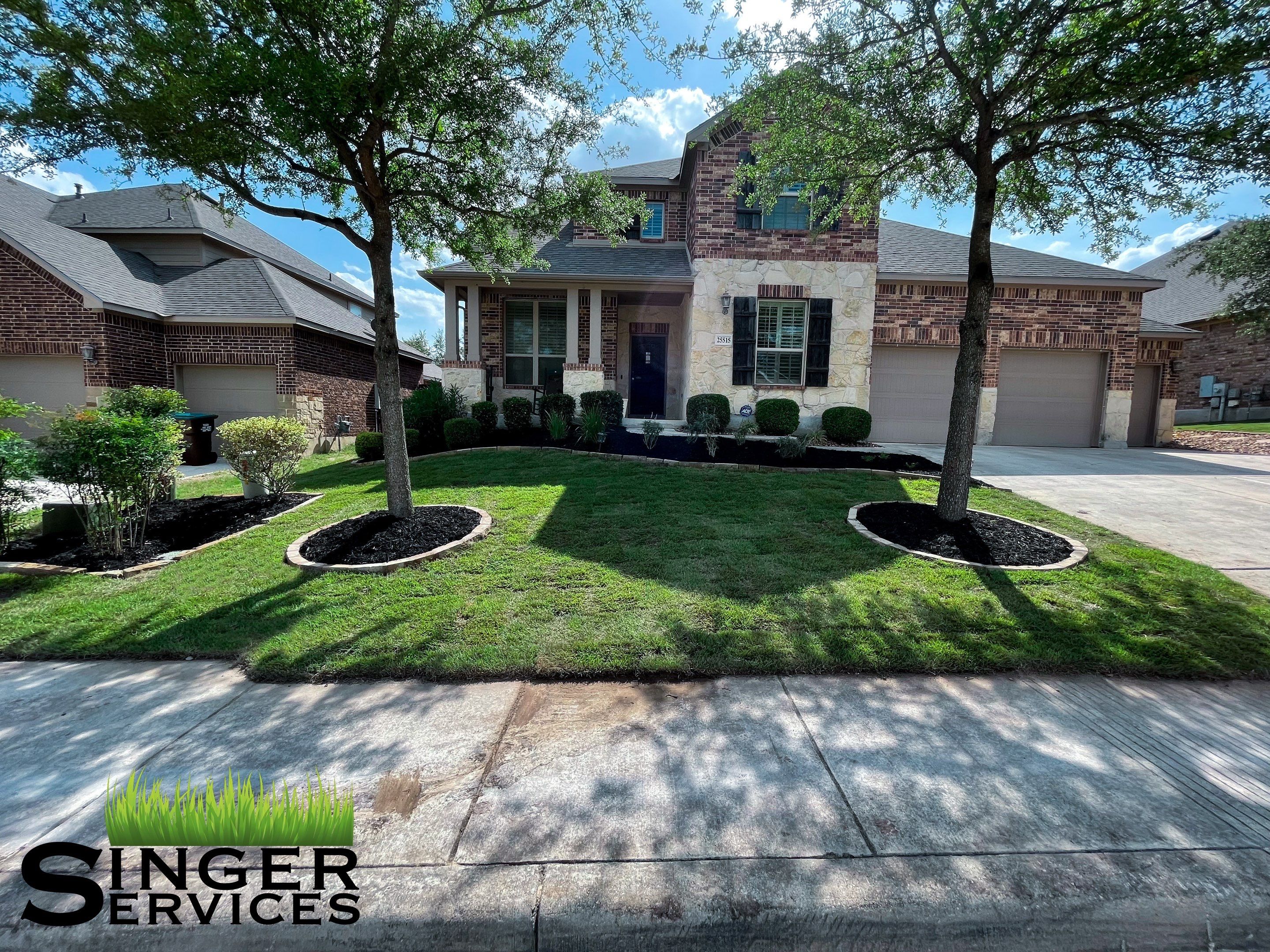 Complete Landscape Restoration after Pool Installation by Singer Services