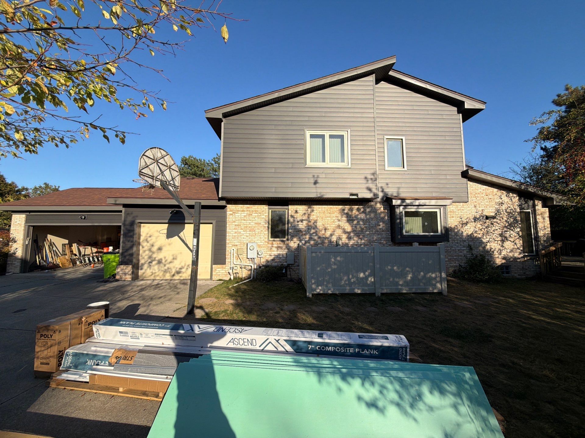 Siding Replacement using Alside S7 Cedar Mill Grain Cast Iron by 180 Contractors