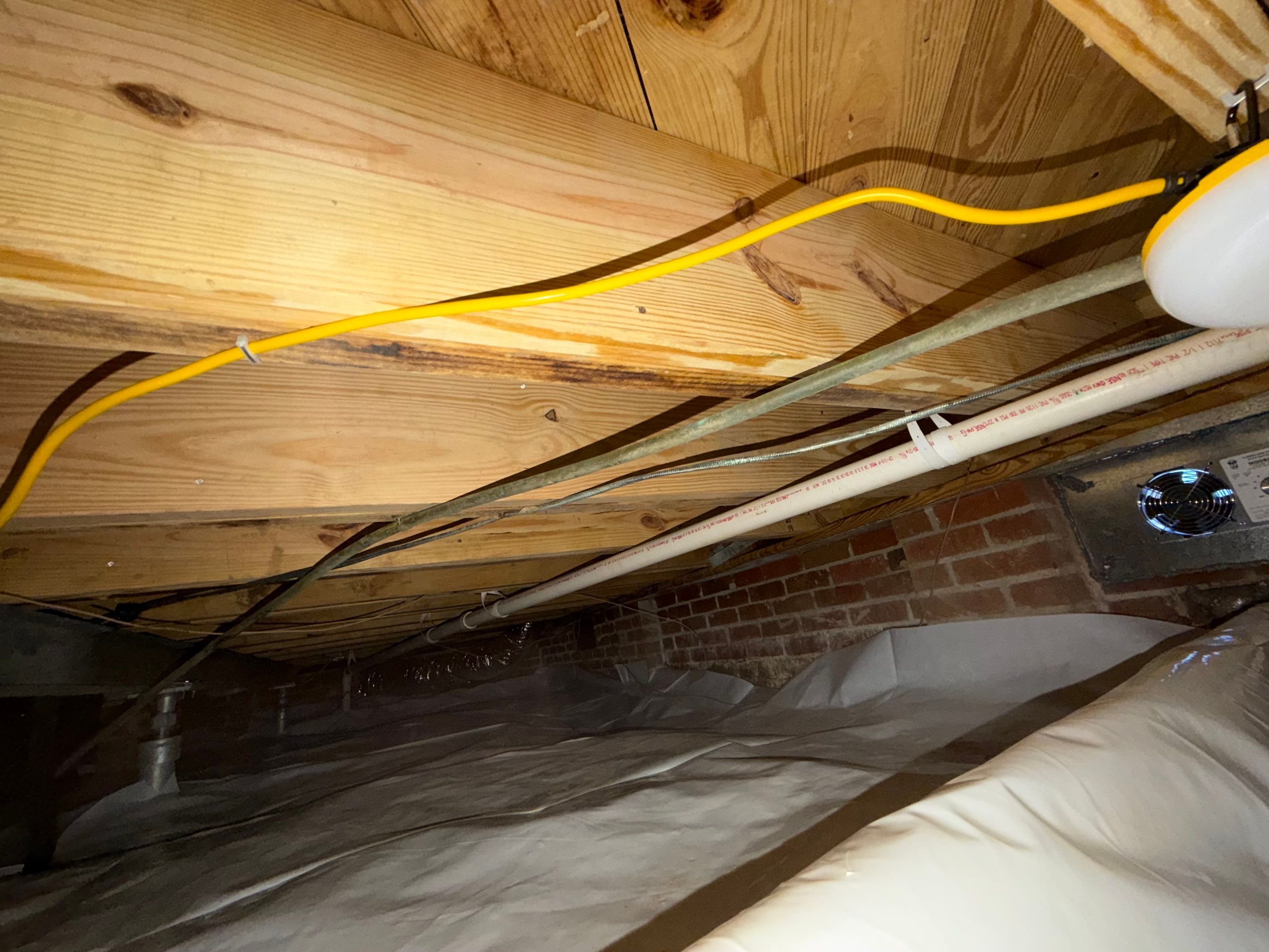 Project in Smithfield by Patriot Crawl Space Repairs