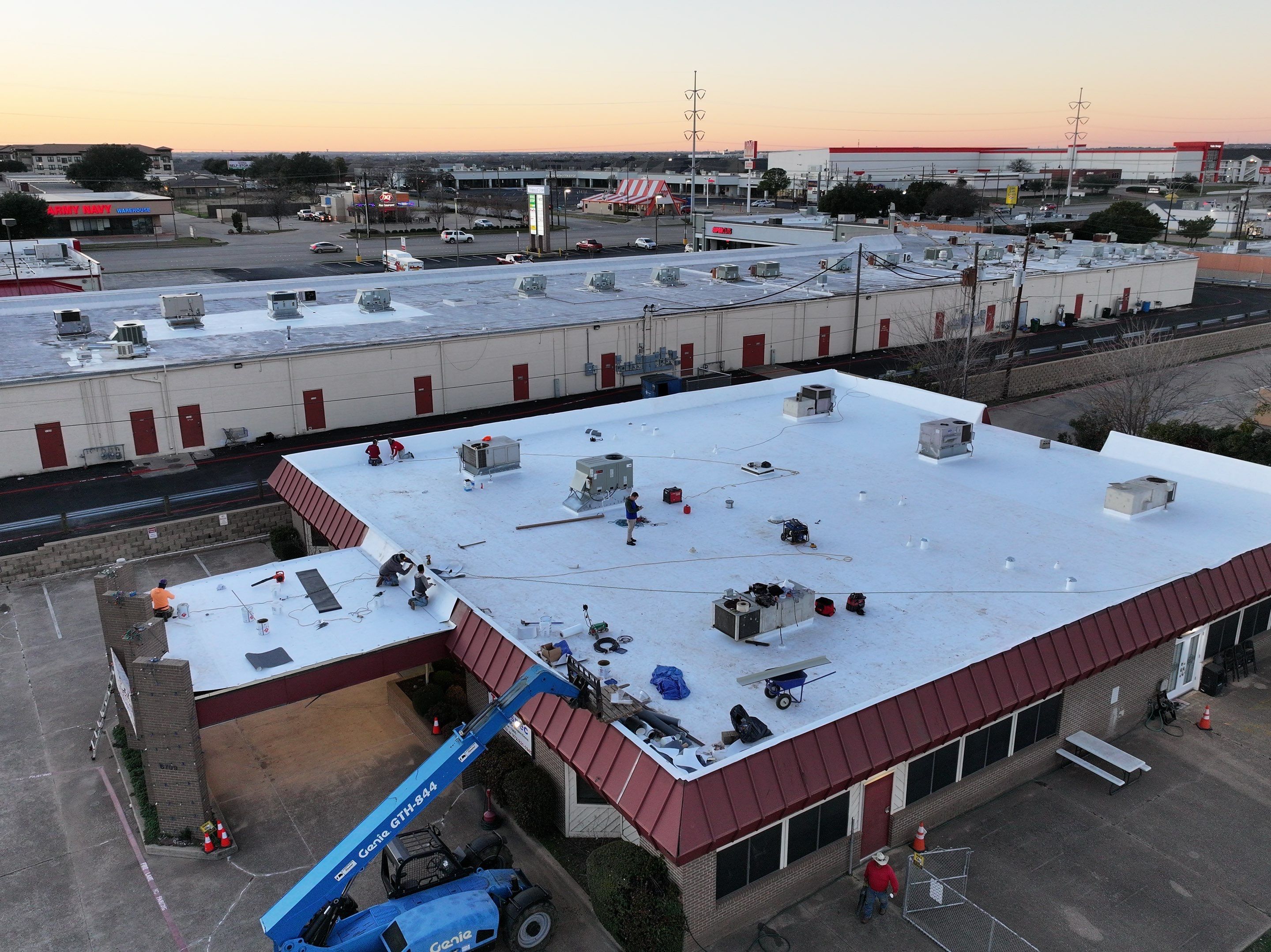Commercial Roofing Installation using GAF Evergaurd TPO 60 Mil by Becker Roofing and Exteriors