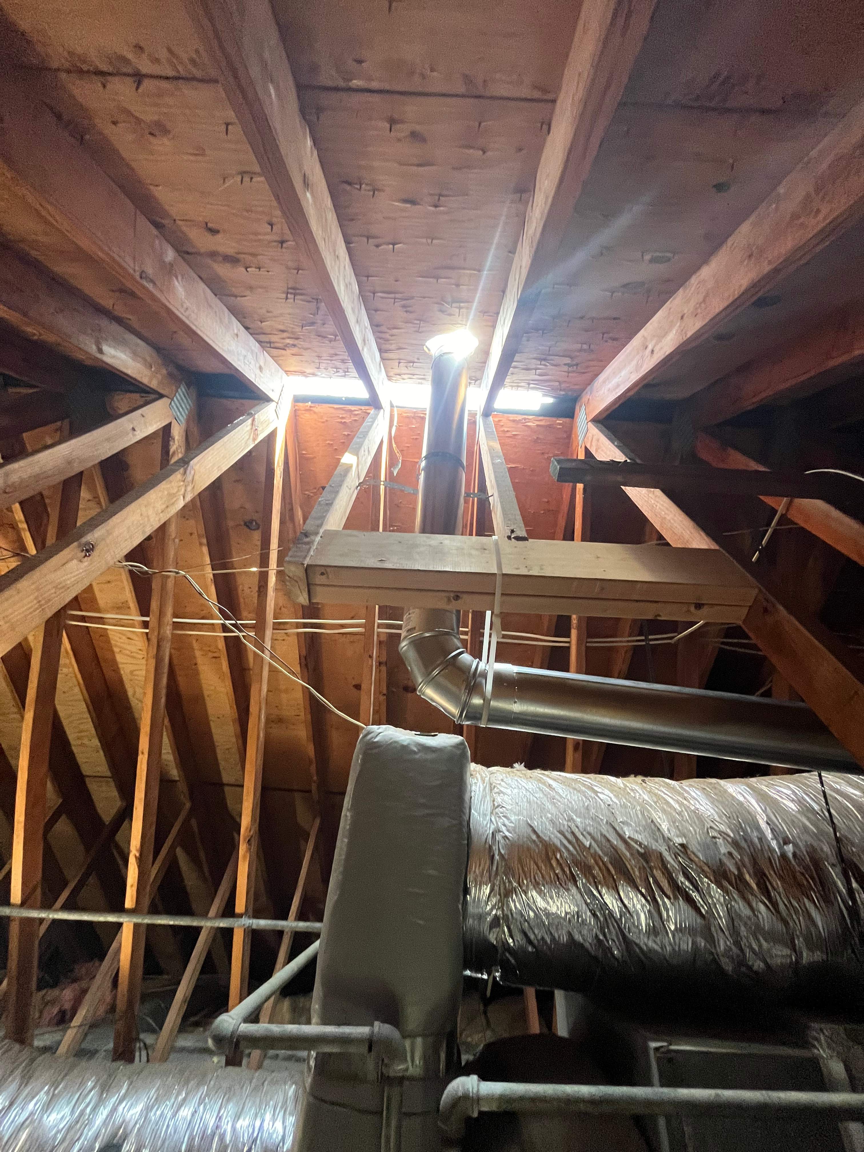 Furnace Exhaust B-Vent in Hampton by Premier Chimney and Roofing