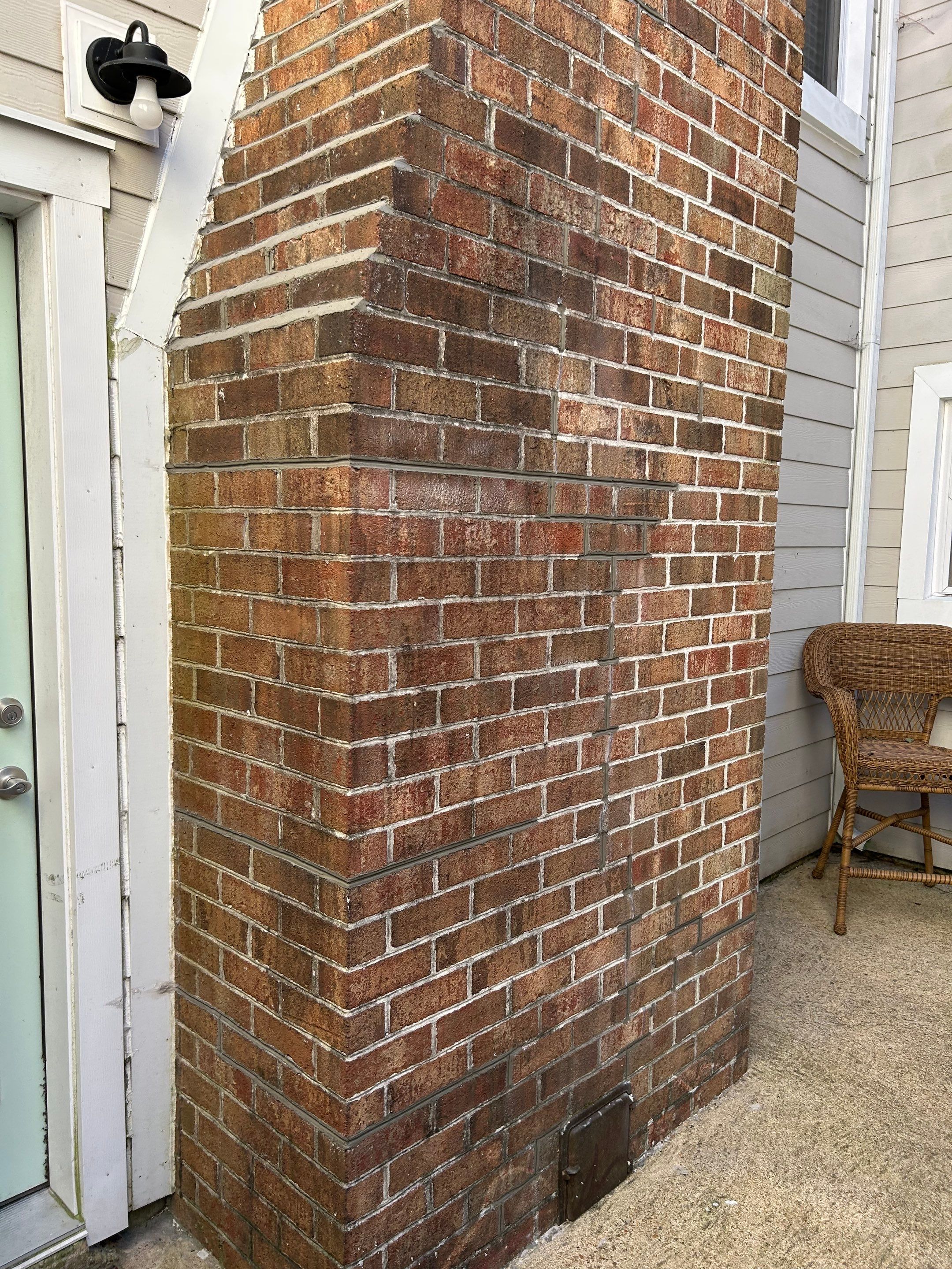 Masonry Repair for Chimney Leak in Virginia Beach by Premier Chimney and Roofing
