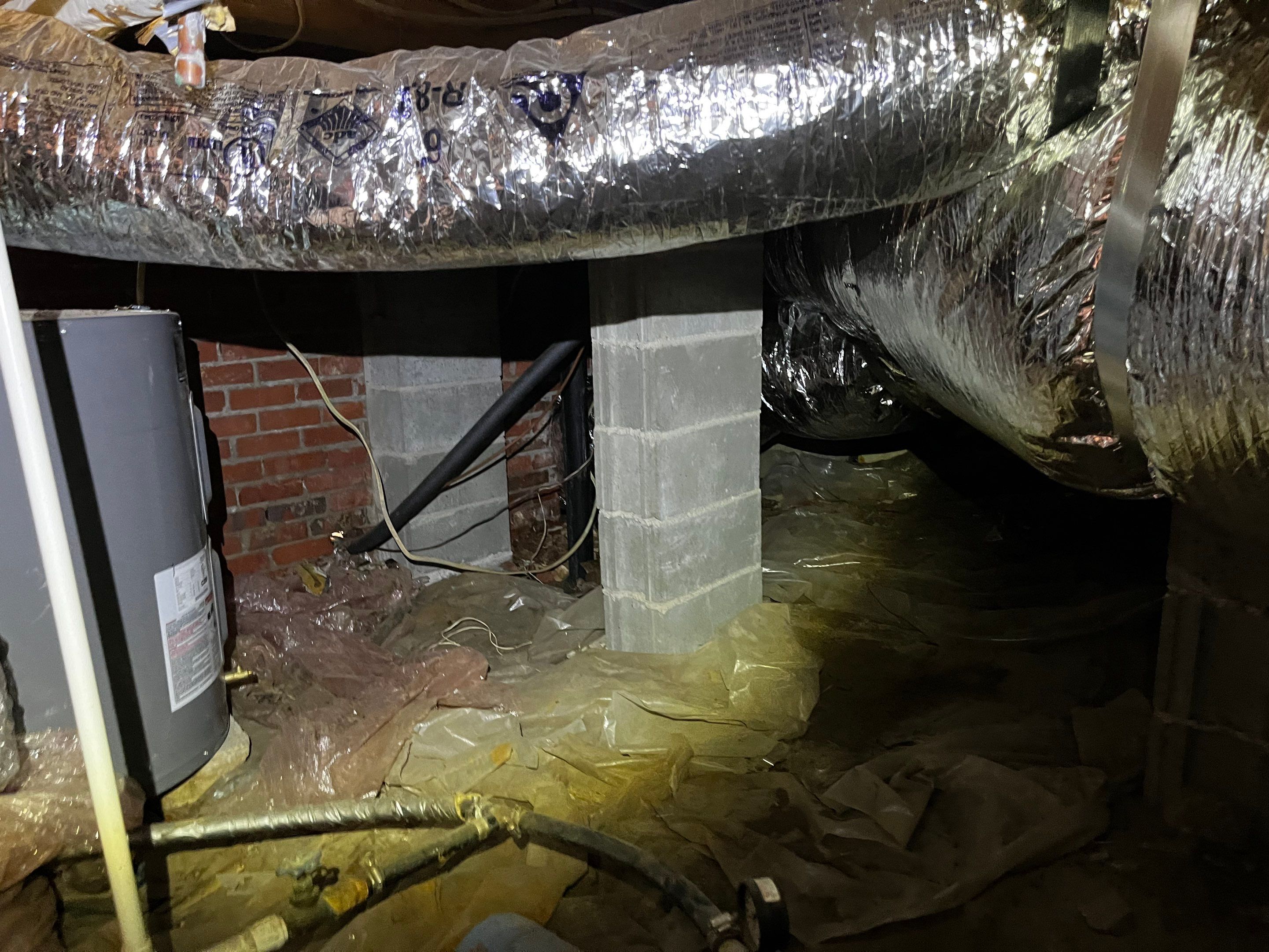 Impact Choice Encapsulation with new piers and crawlspace door. by Impact Crawlspace