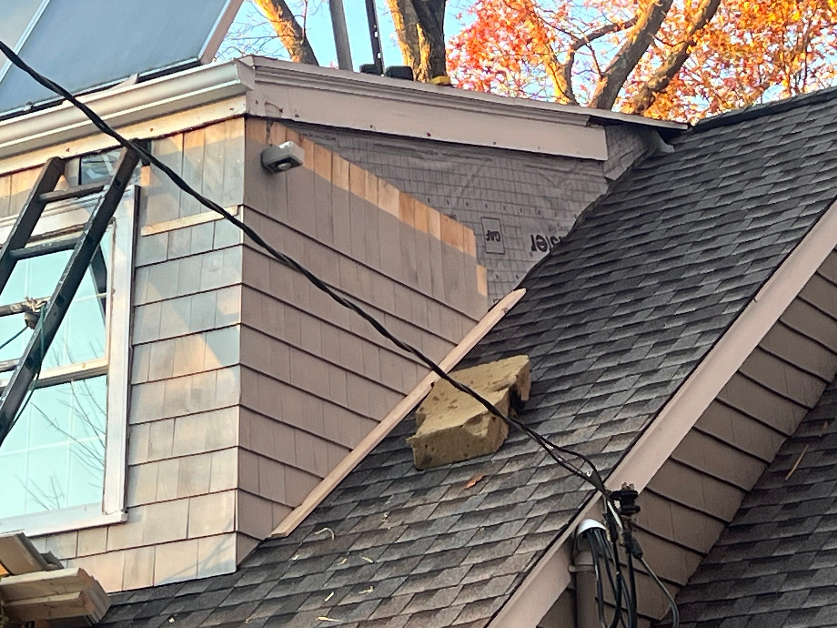 Lexington Complete EPDM Roof with Dormer Cedar Shake & Trim Restoration by Mighty Dog Roofing of Greater Middlesex County