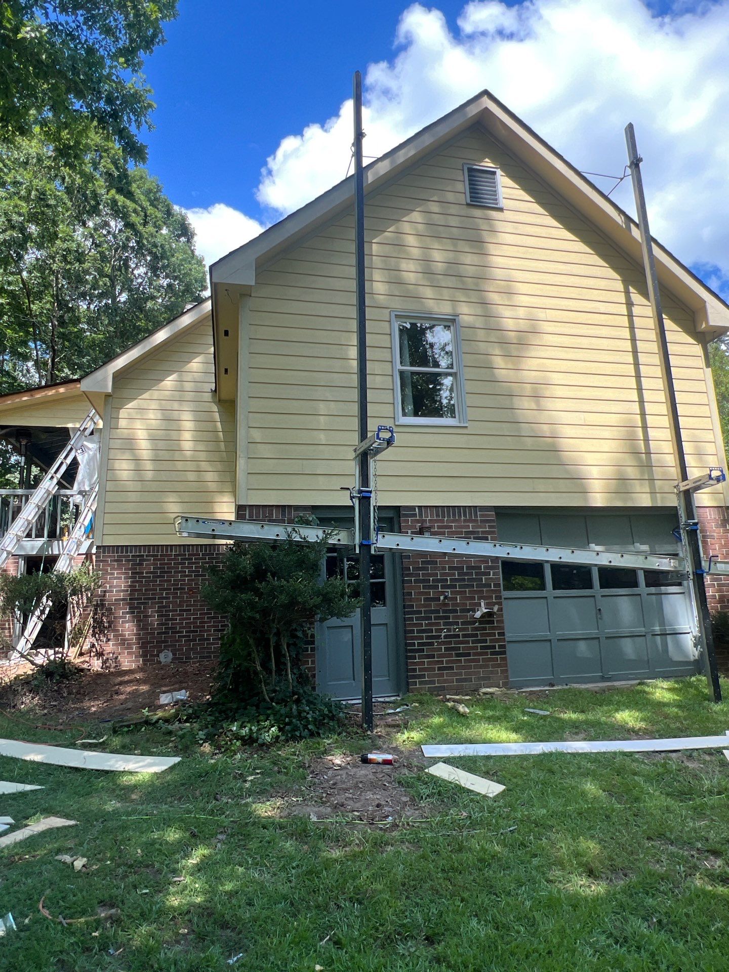 Siding & Gutter Replacement and Exterior Painting in Lawrenceville, GA by Nelson Exteriors