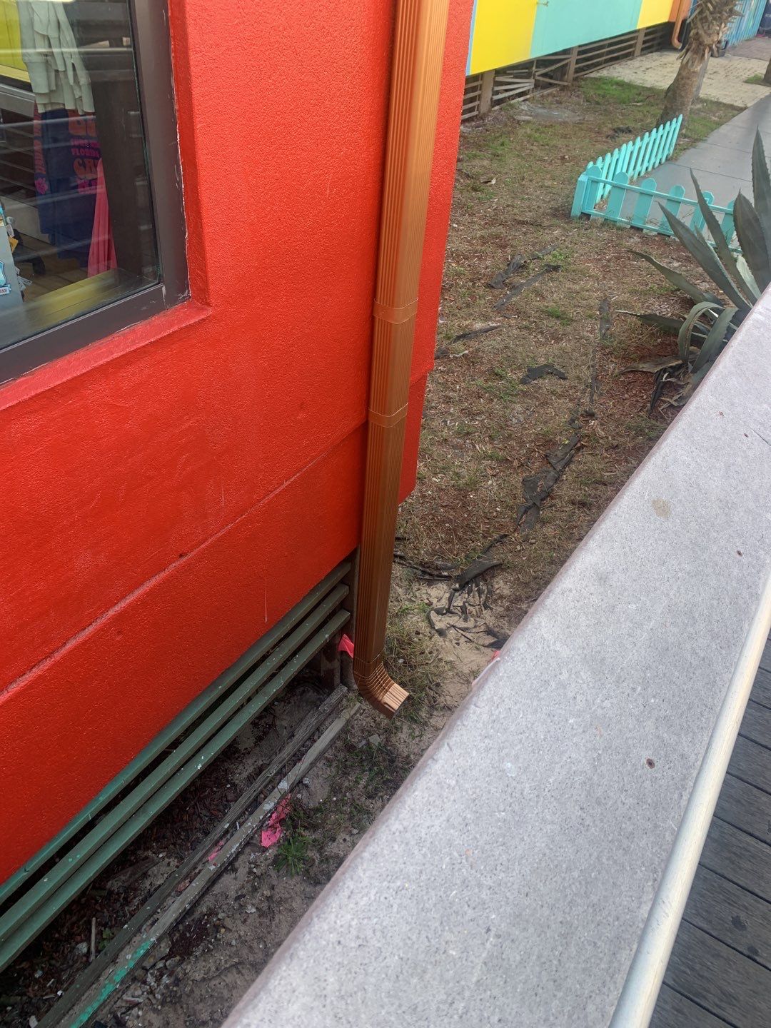 7-Inch Cooper Seamless Gutter in Pensacola Beach FL by Gutter Professors