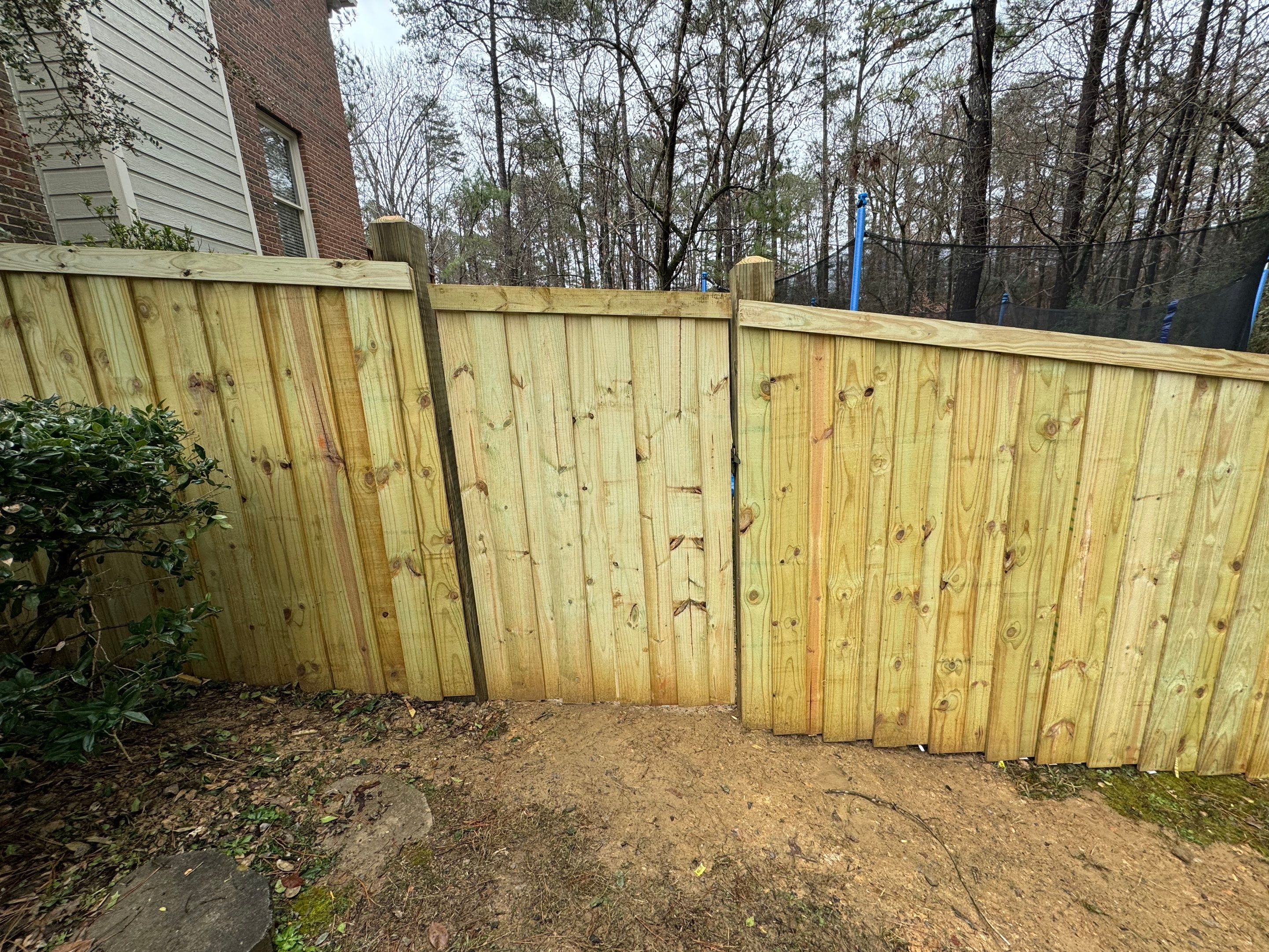 Brookview Highlands - Fence by Pillar and Pine