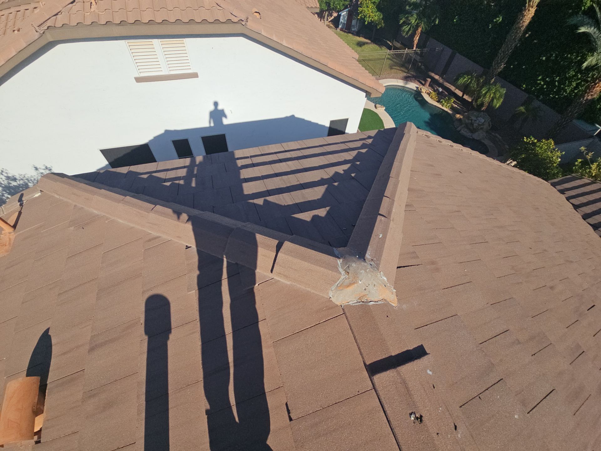 Residential Roofing Installation using Concrete Tile by Weather-Tite Exteriors LLC