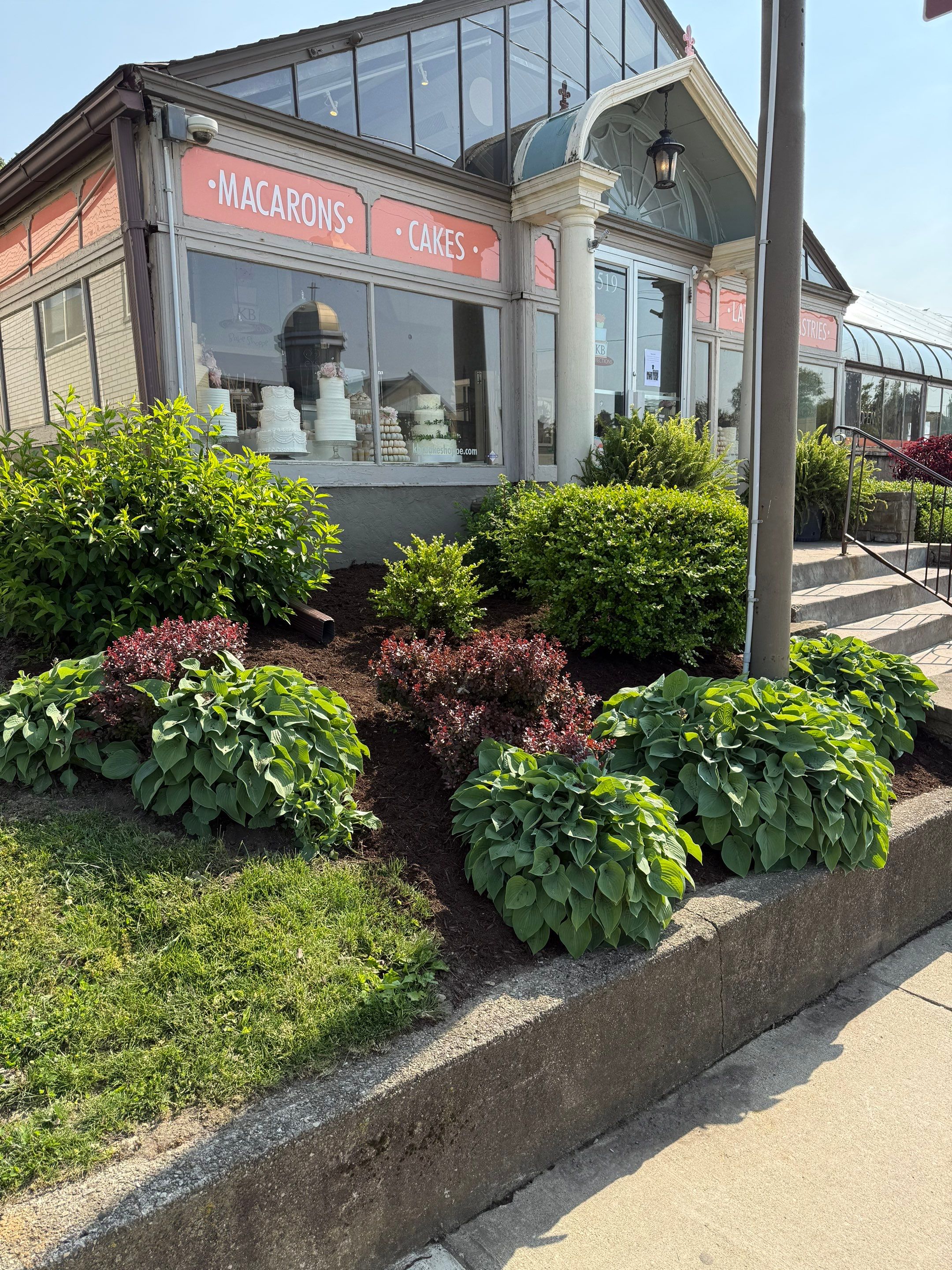 Bakery Commercial Install by Elm Rose Gardens