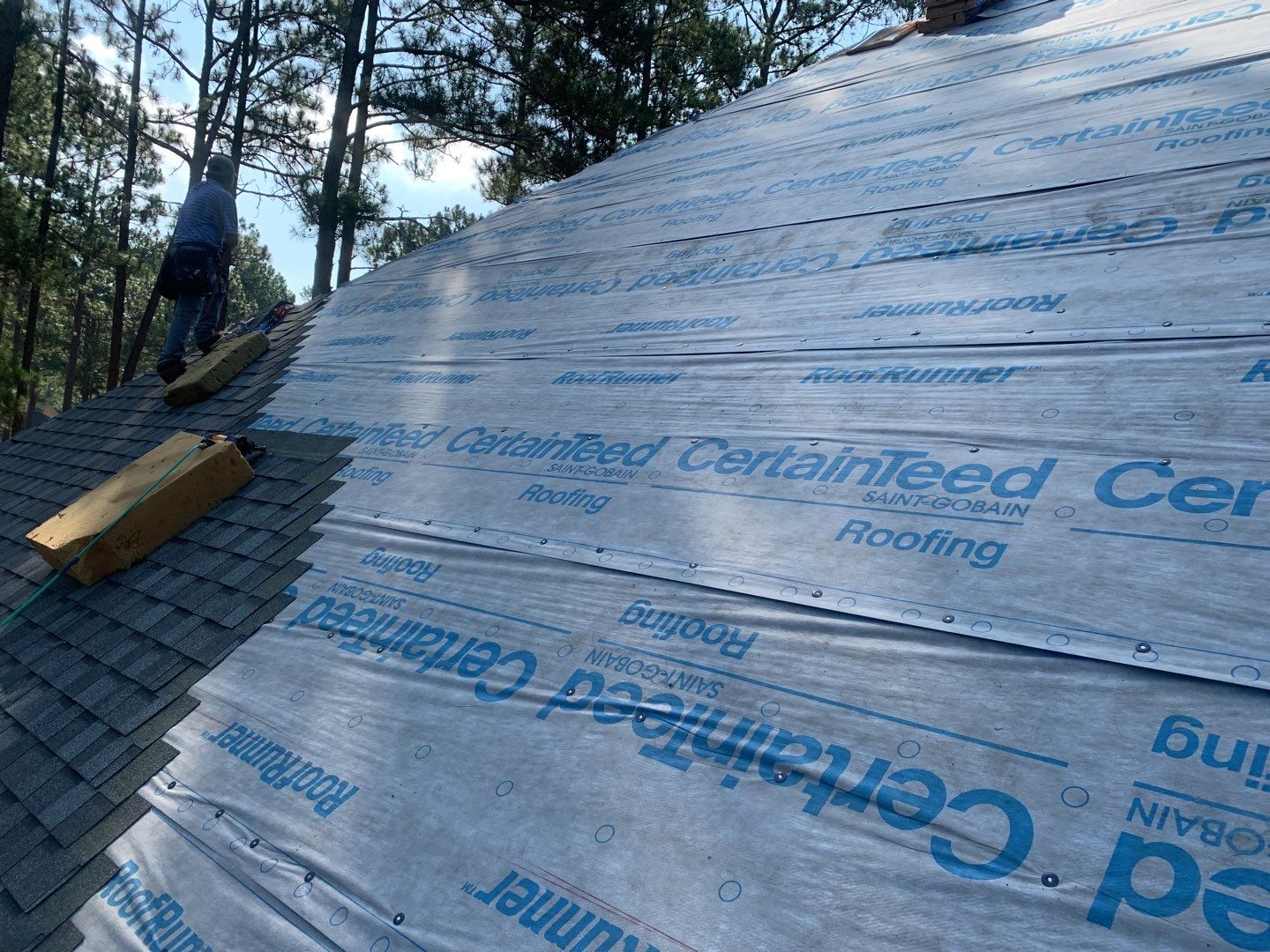 Hail Damaged Inspection / Repair / Re roof by American Roofing NC