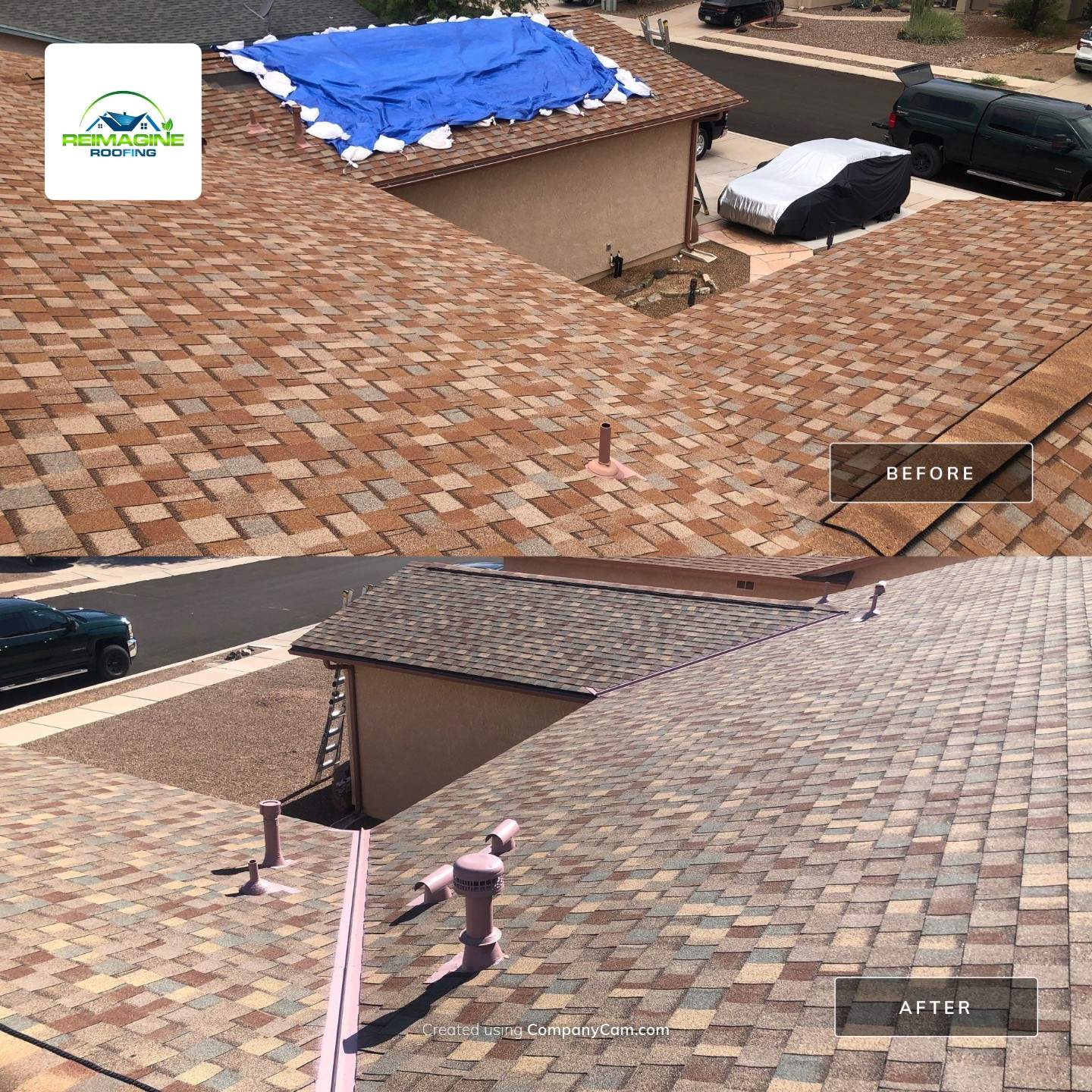 Amber Shingles by Reimagine Roofing
