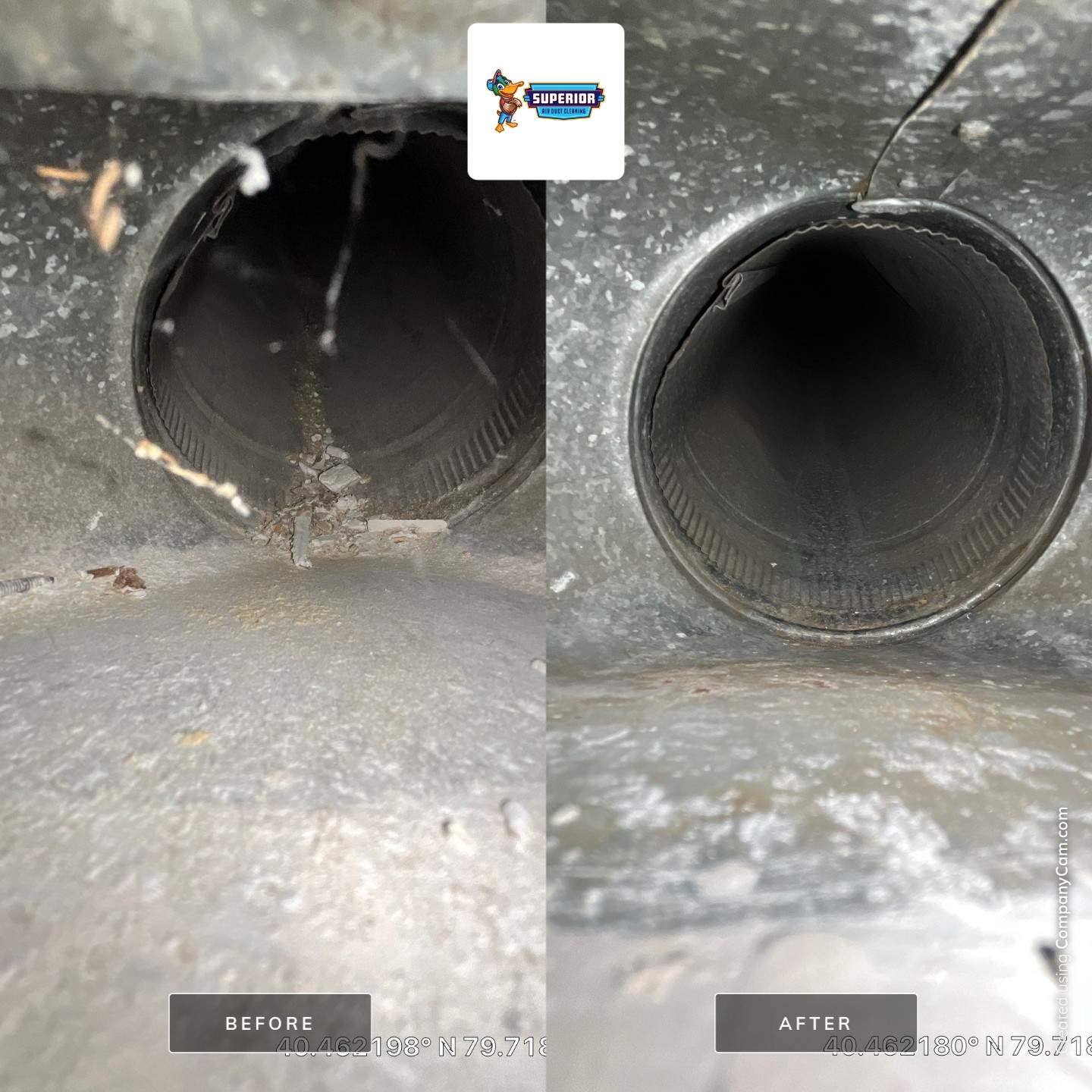 Air Duct Cleaning With a Vacuum Truck in Pittsburgh, PA by Superior Air Duct Cleaning