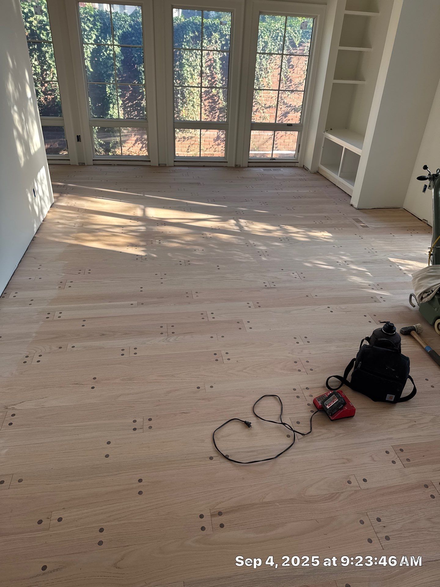 BEAUTIFUL PATTERN FLOORING handcrafted and installed in East Grand Rapids! by RTBaldwin Hardwood Floors