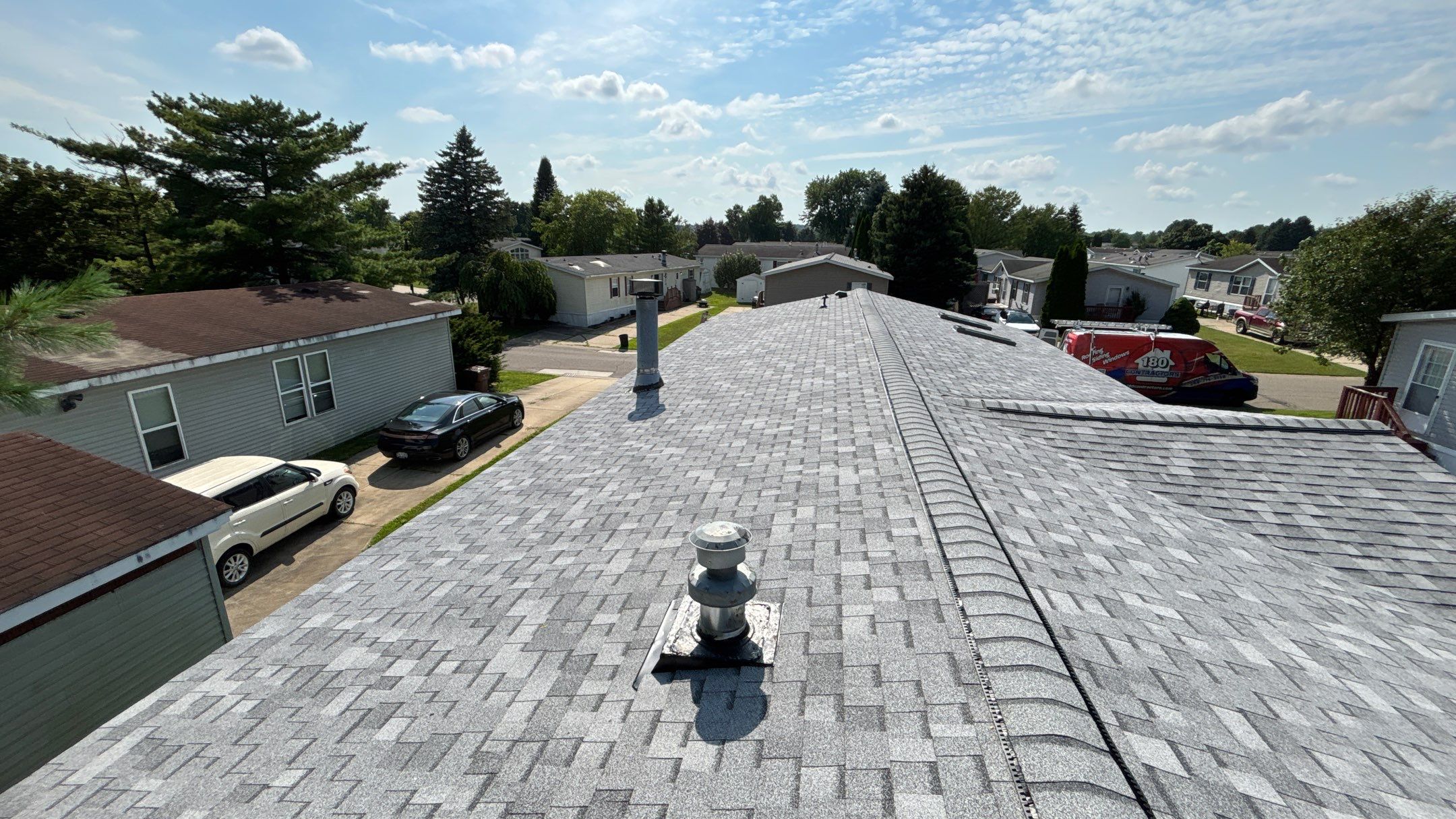 Roof Replacement using Owens Corning Sierra Gray by 180 Contractors