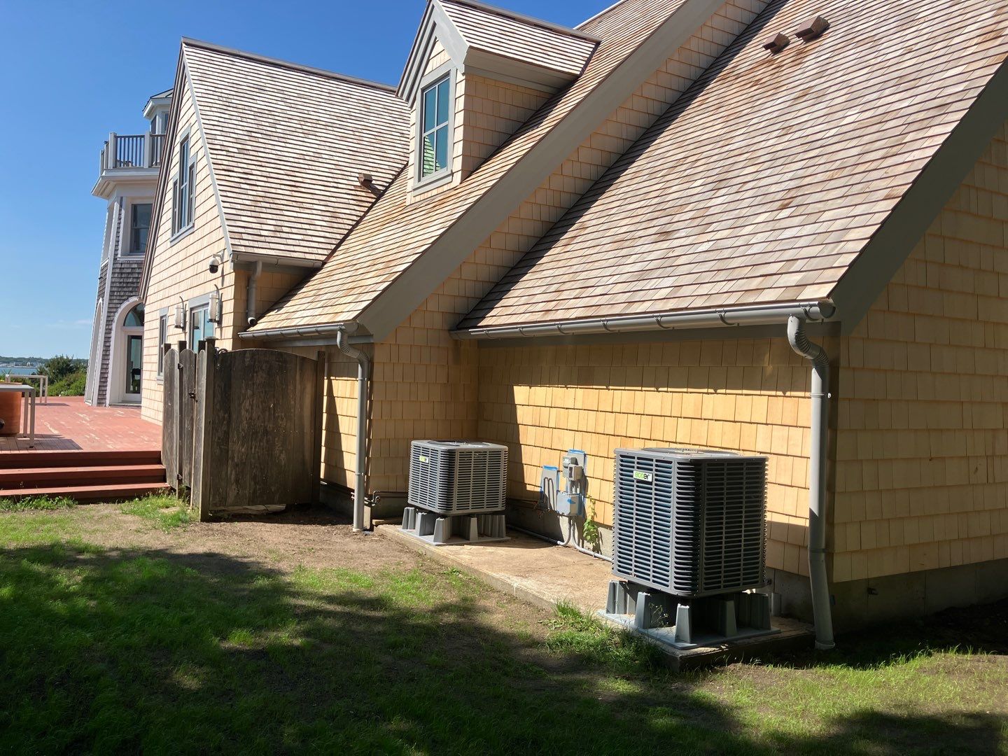 Half Round Aluminum Gutter Installation in Yarmouth, MA by Gutter Pro Enterprises