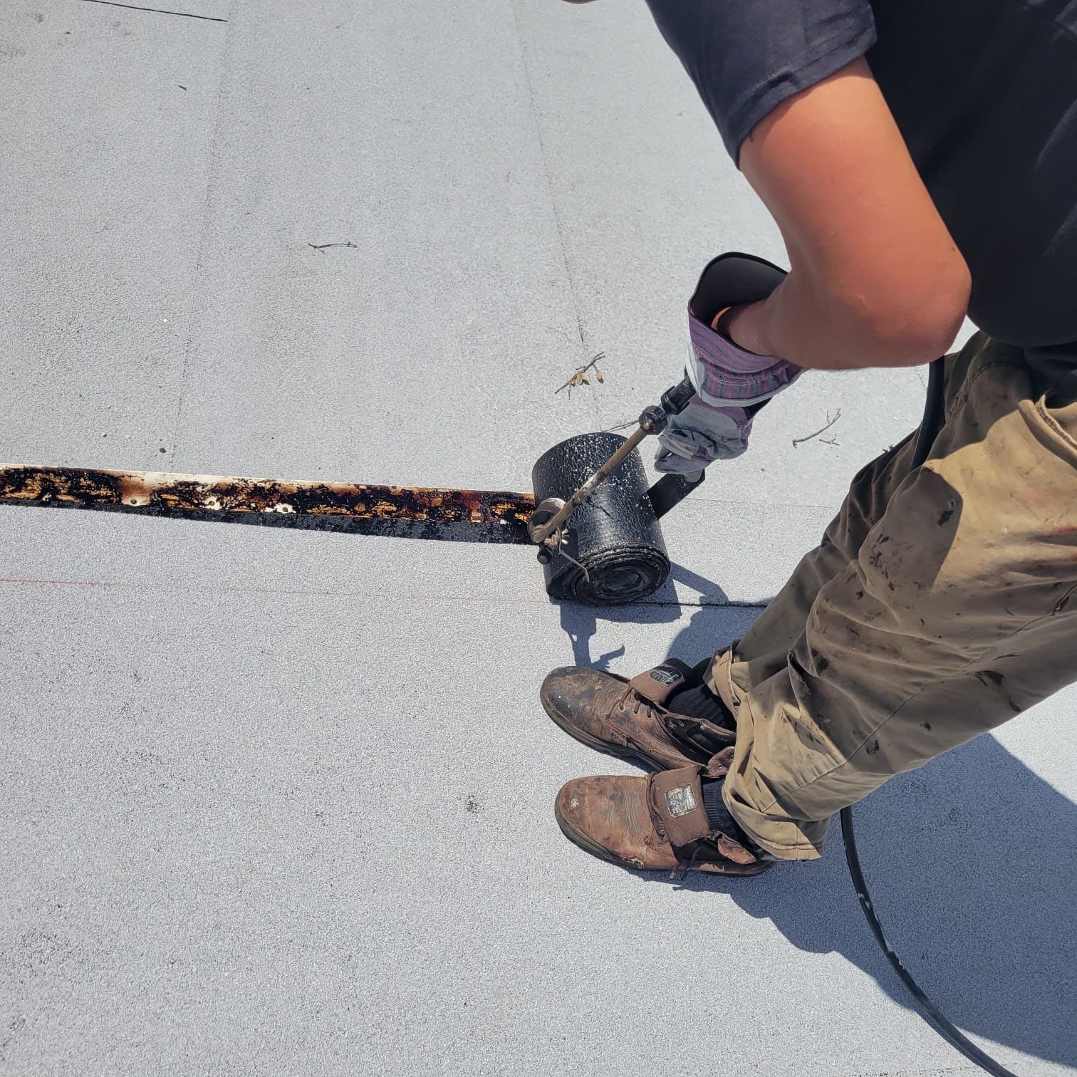 Commercial Roofing Repair using BUR by Four Peaks Roofing